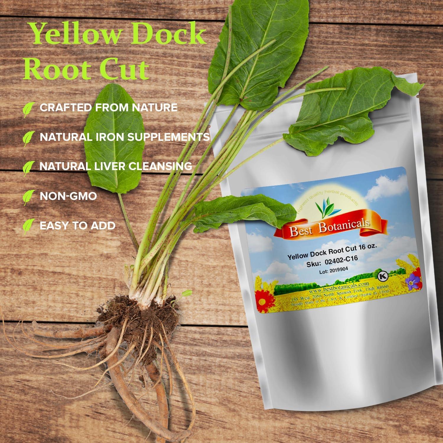 Raíz de Dock Amarillo Cortada 450g Best Botanicals