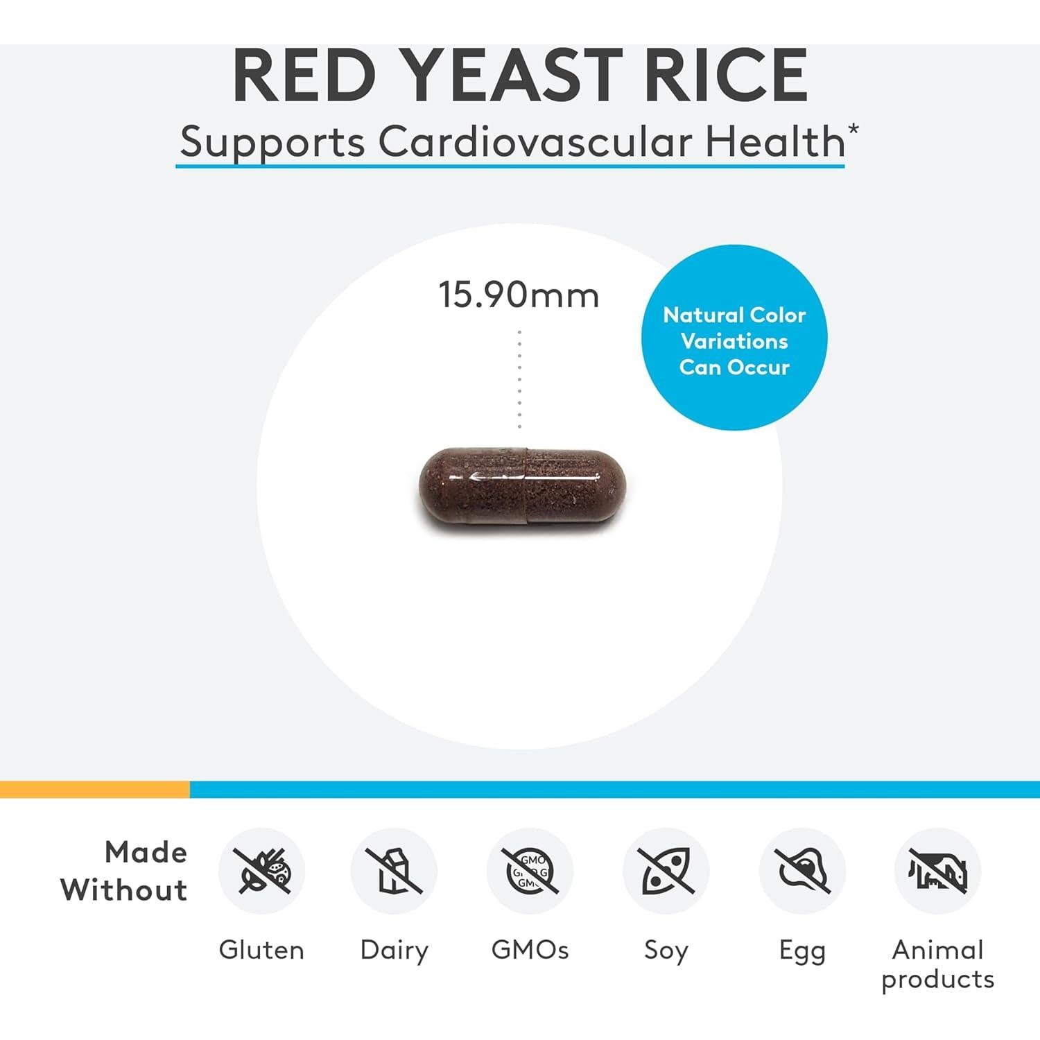 Suplemento de Arroz de Levadura Roja XYMOGEN 60 Cápsulas