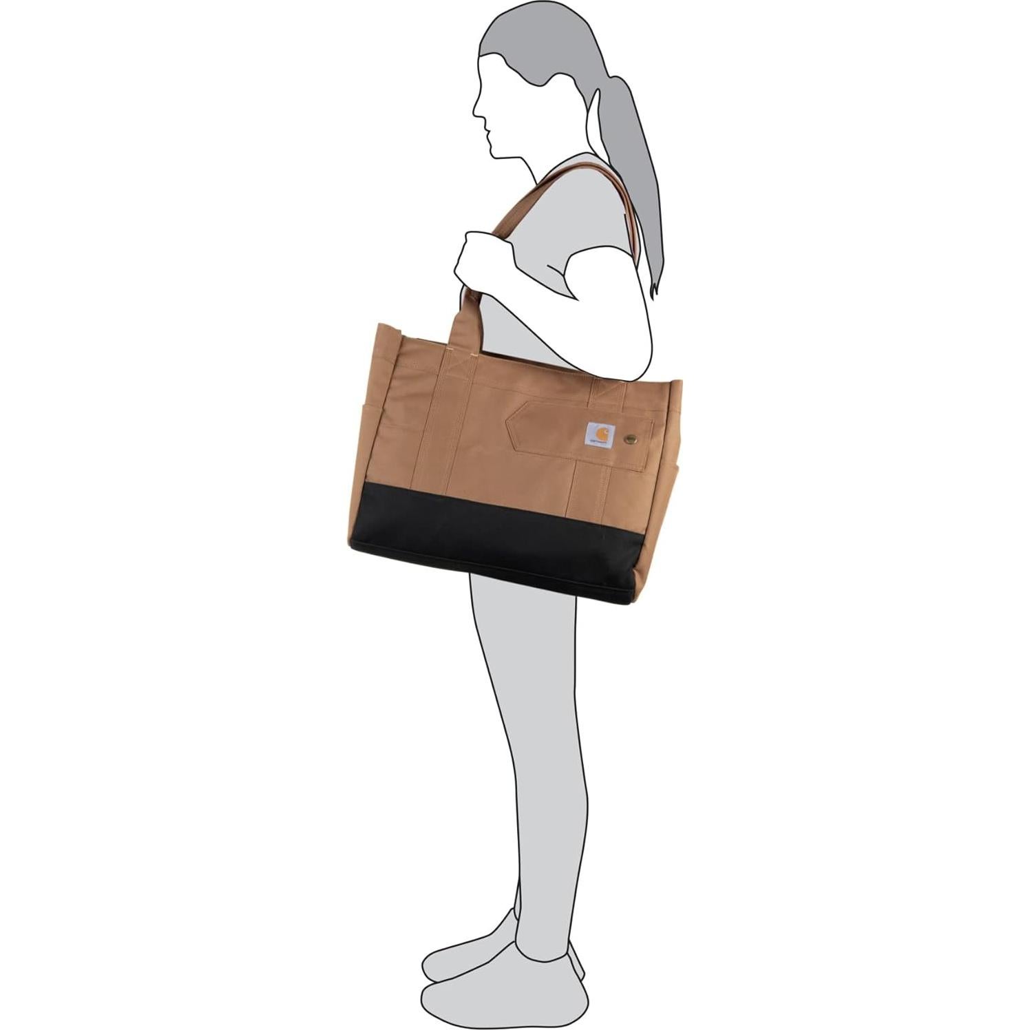 Tote Carhartt Legacy Unisex Marrón 41.9x34.3 cm