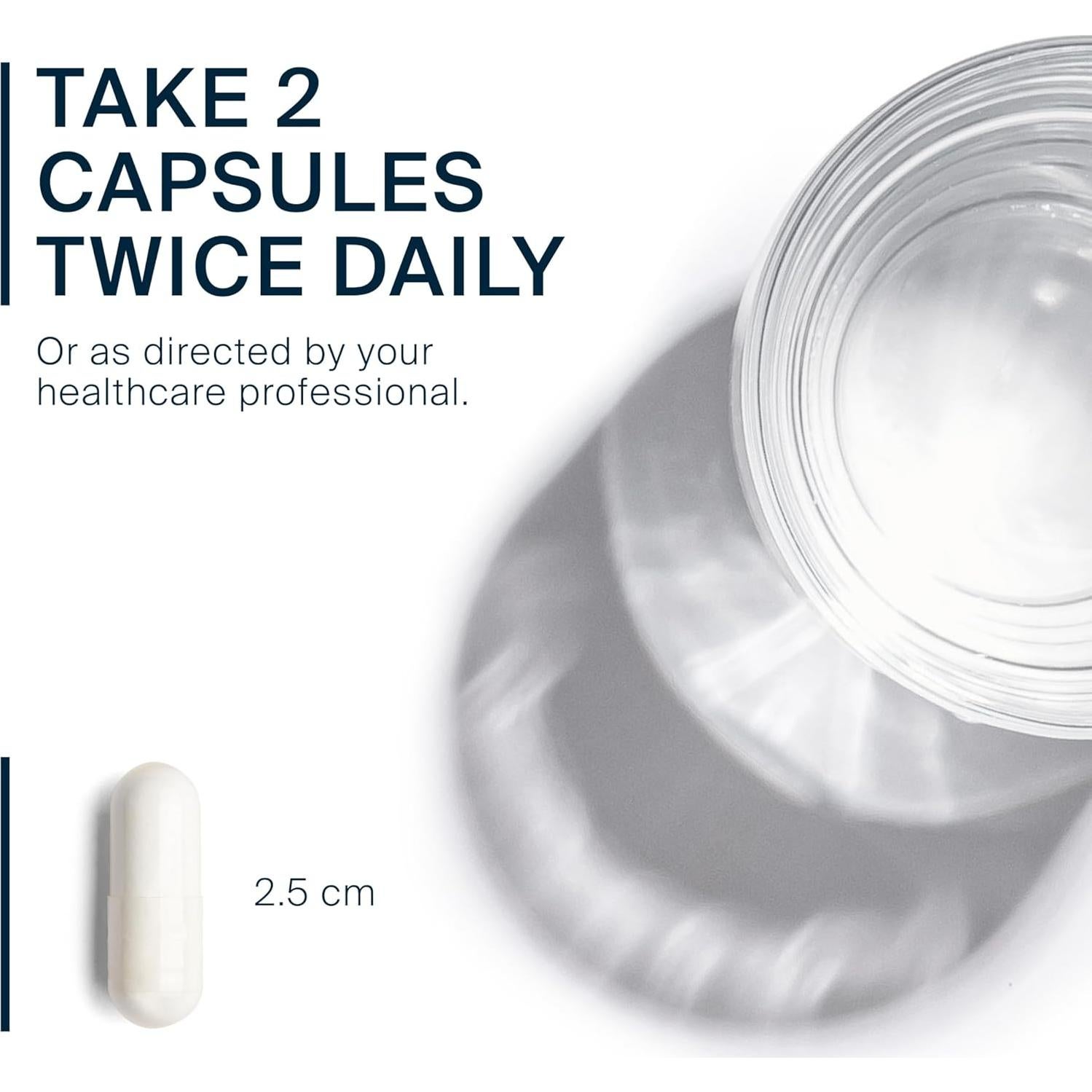 Suplemento de Colina Vegana Vital Nutrients 550mg - 120 Cápsulas