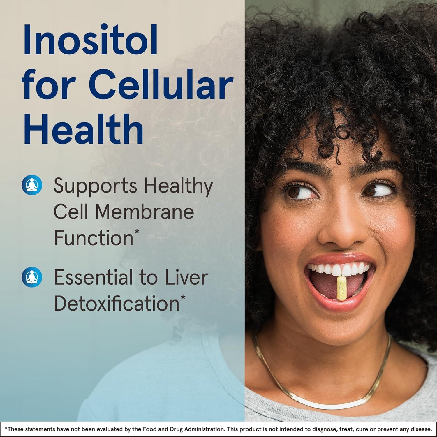 Suplemento de Inositol Jarrow Formulas 750 mg 100 Cápsulas