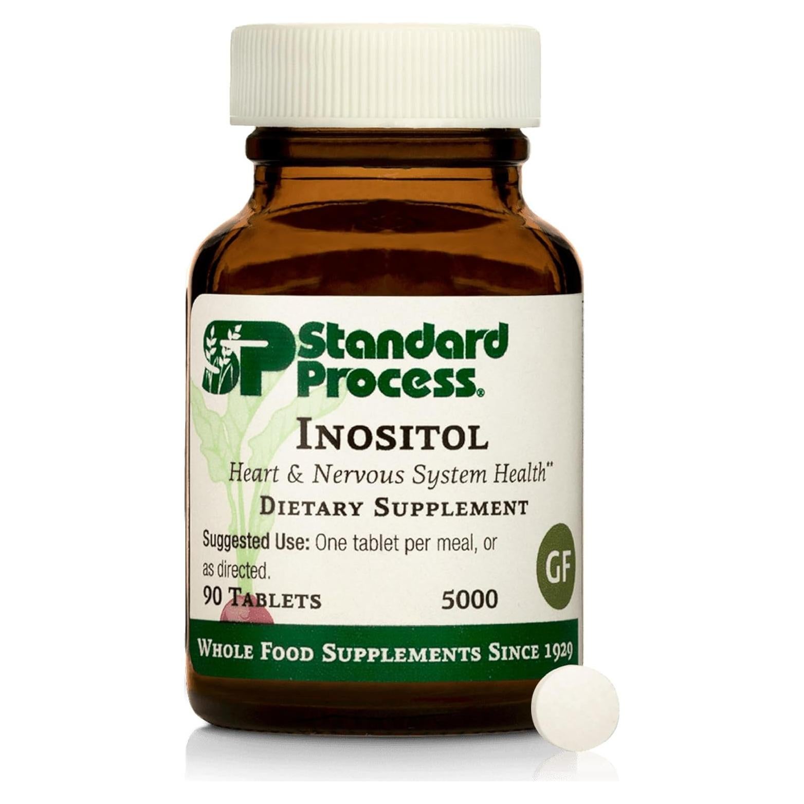 Inositol Proceso Estándar 90 Tabletas - Apoyo Nervioso y Cardiovascular