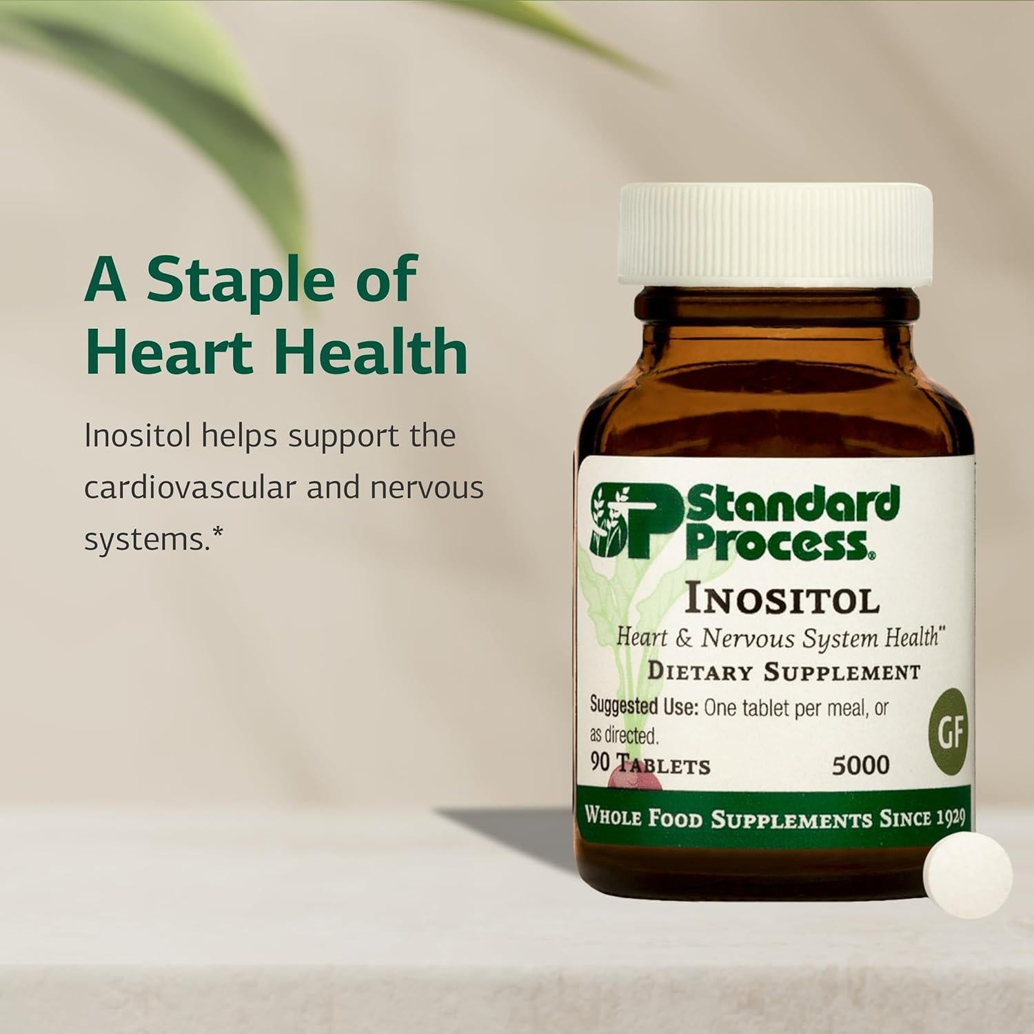 Inositol Proceso Estándar 90 Tabletas - Apoyo Nervioso y Cardiovascular