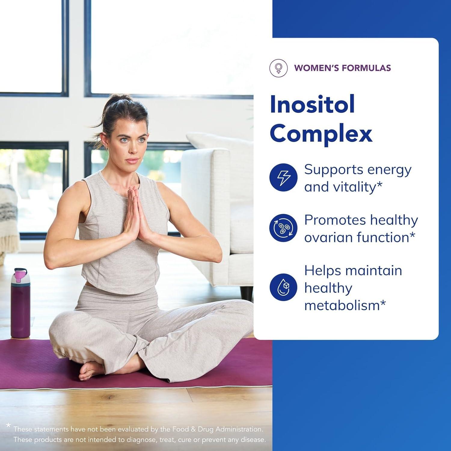 Inositol Pure Encapsulations 60 Cápsulas | Apoyo Energía y Salud Ovárica