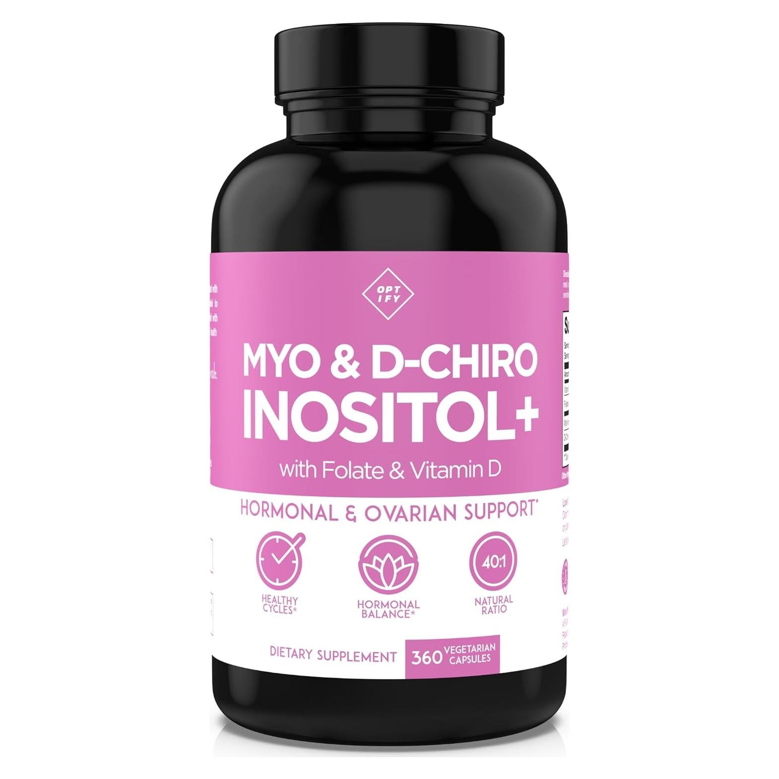 Suplemento de Inositol Optify 360 Cápsulas - Equilibrio Hormonal