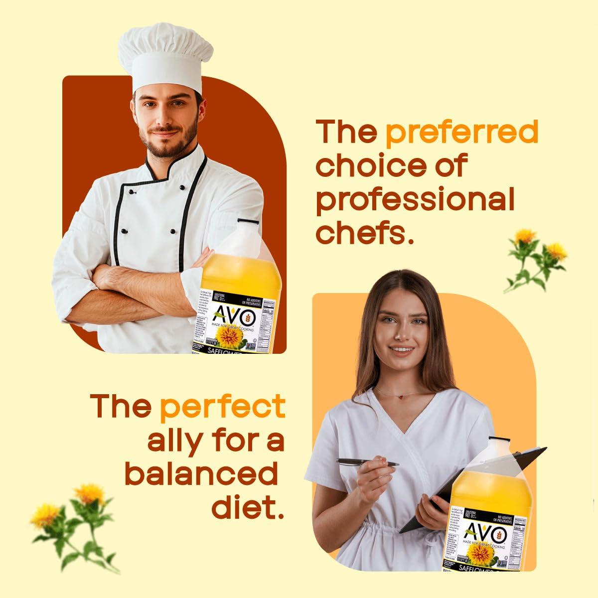 Aceite de Cártamo AVO Orgánico 3.79L Sin OGM