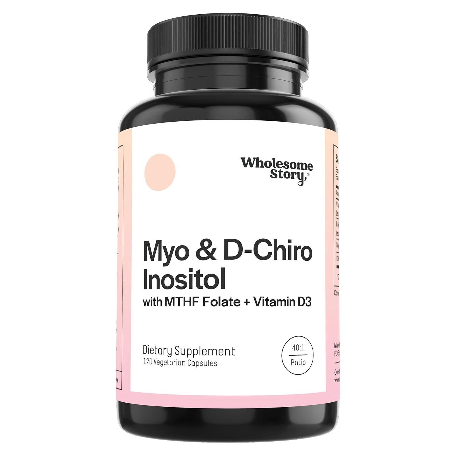 Cápsulas de Myo-Inositol y D-Chiro Inositol 120 Unidades