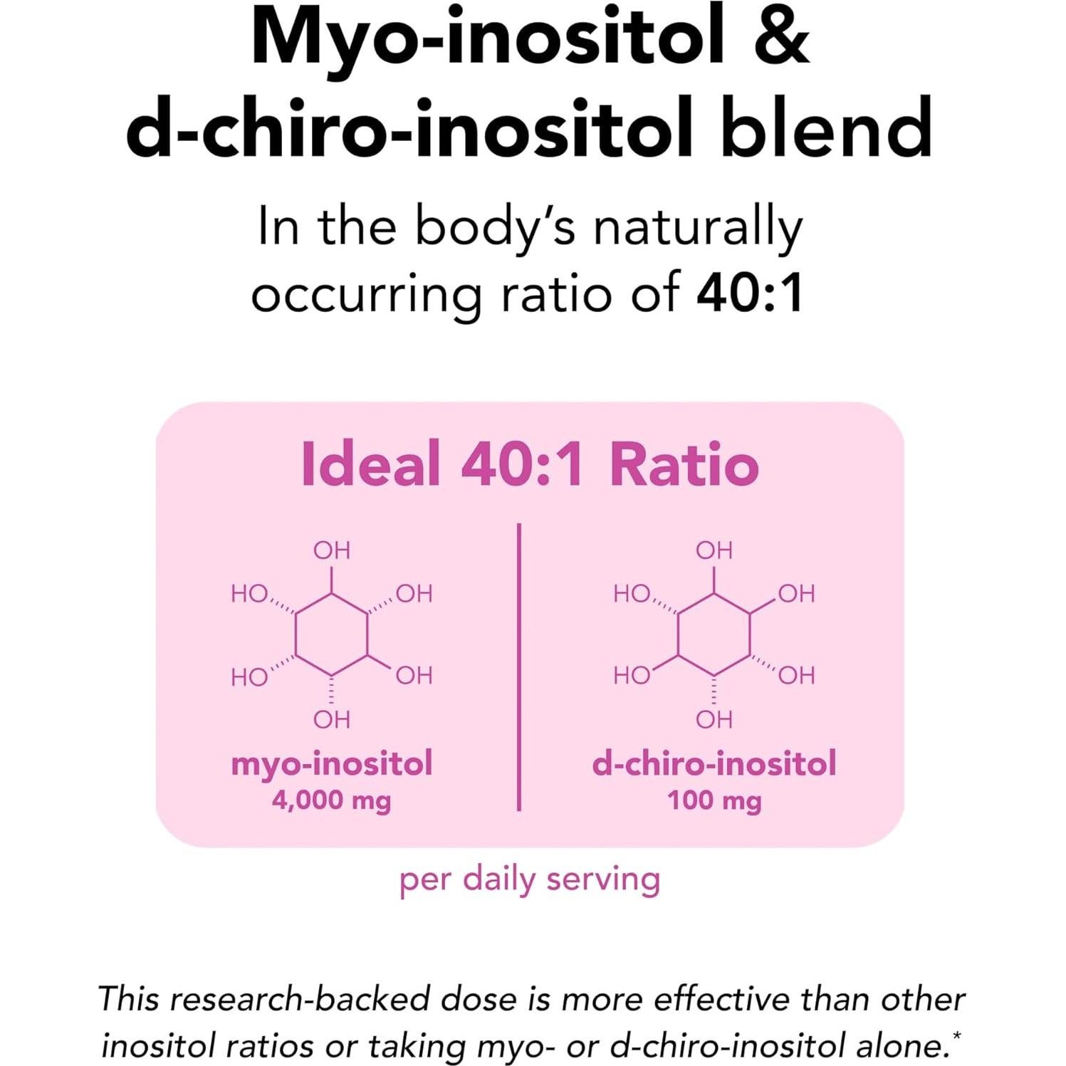 Theralogix Ovasitol Polvo de Inositol 400 g - 180 Porciones