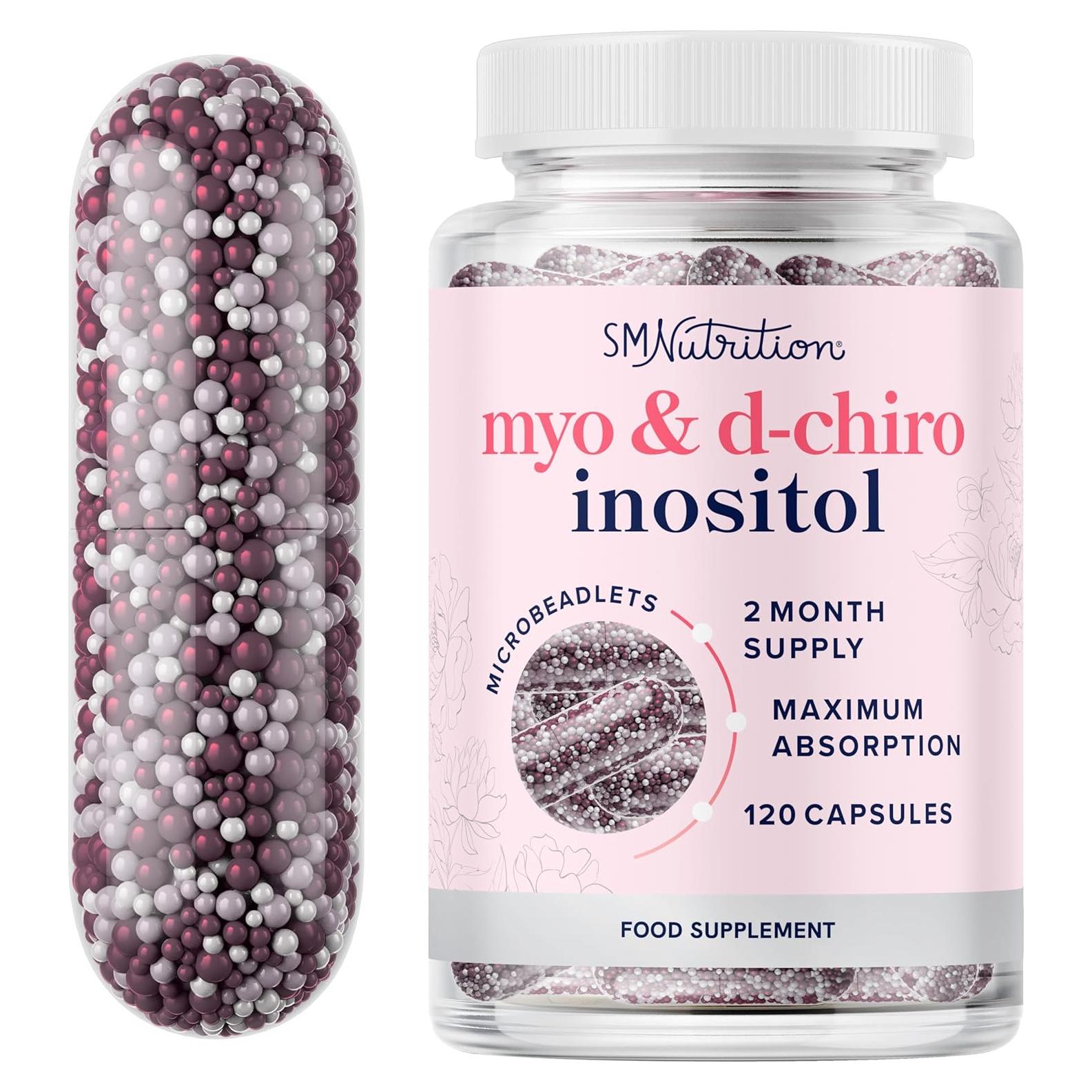 Myo-Inositol y D-Chiro Inositol 120 Cápsulas - Equilibrio Hormonal
