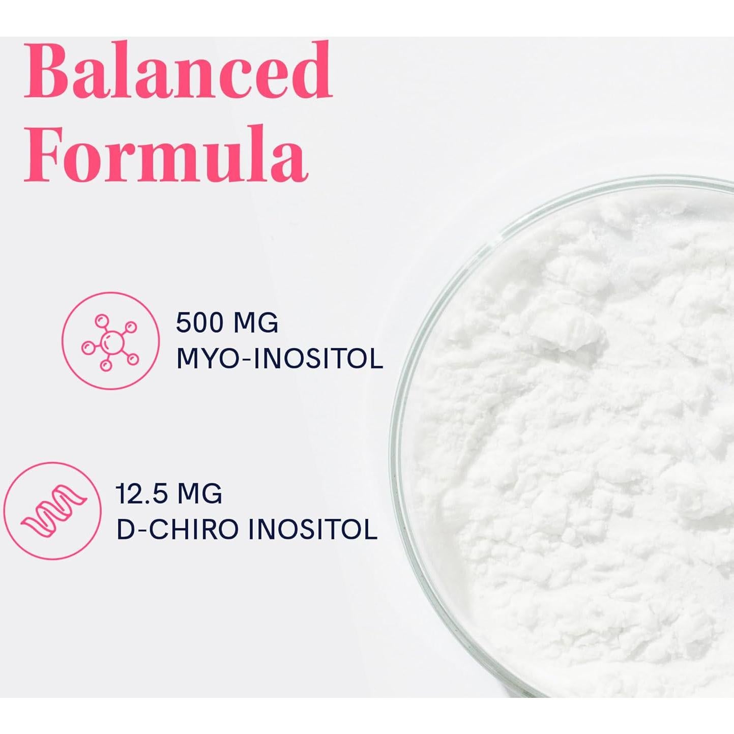 Myo-Inositol y D-Chiro Inositol 120 Cápsulas - Equilibrio Hormonal