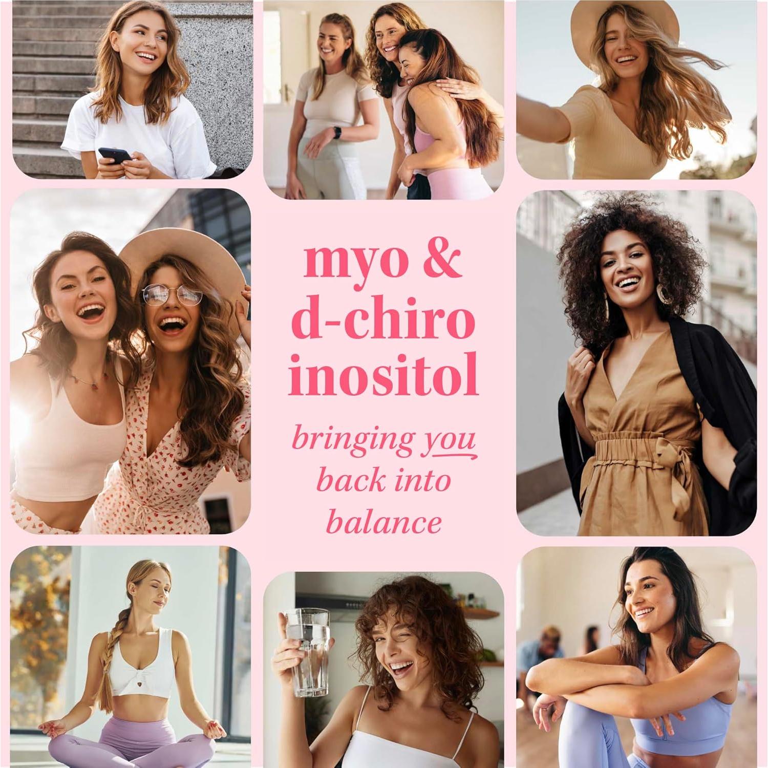 Myo-Inositol y D-Chiro Inositol 120 Cápsulas - Equilibrio Hormonal