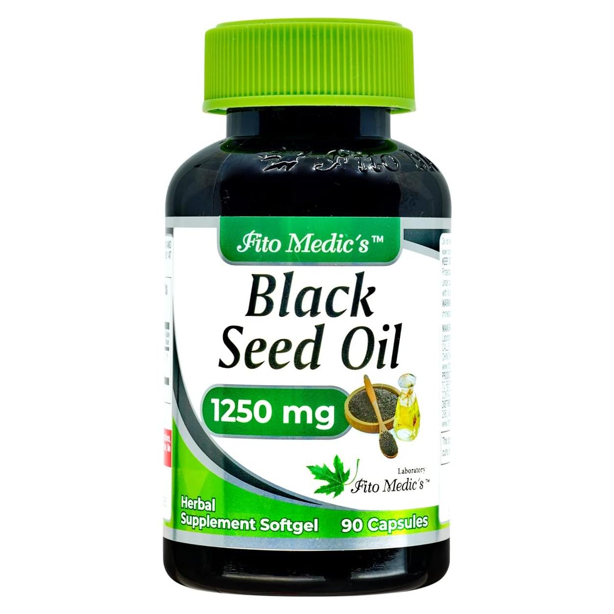 Aceite de Semilla Negra Fito Medic 1250 mg 90 Cápsulas Blandas