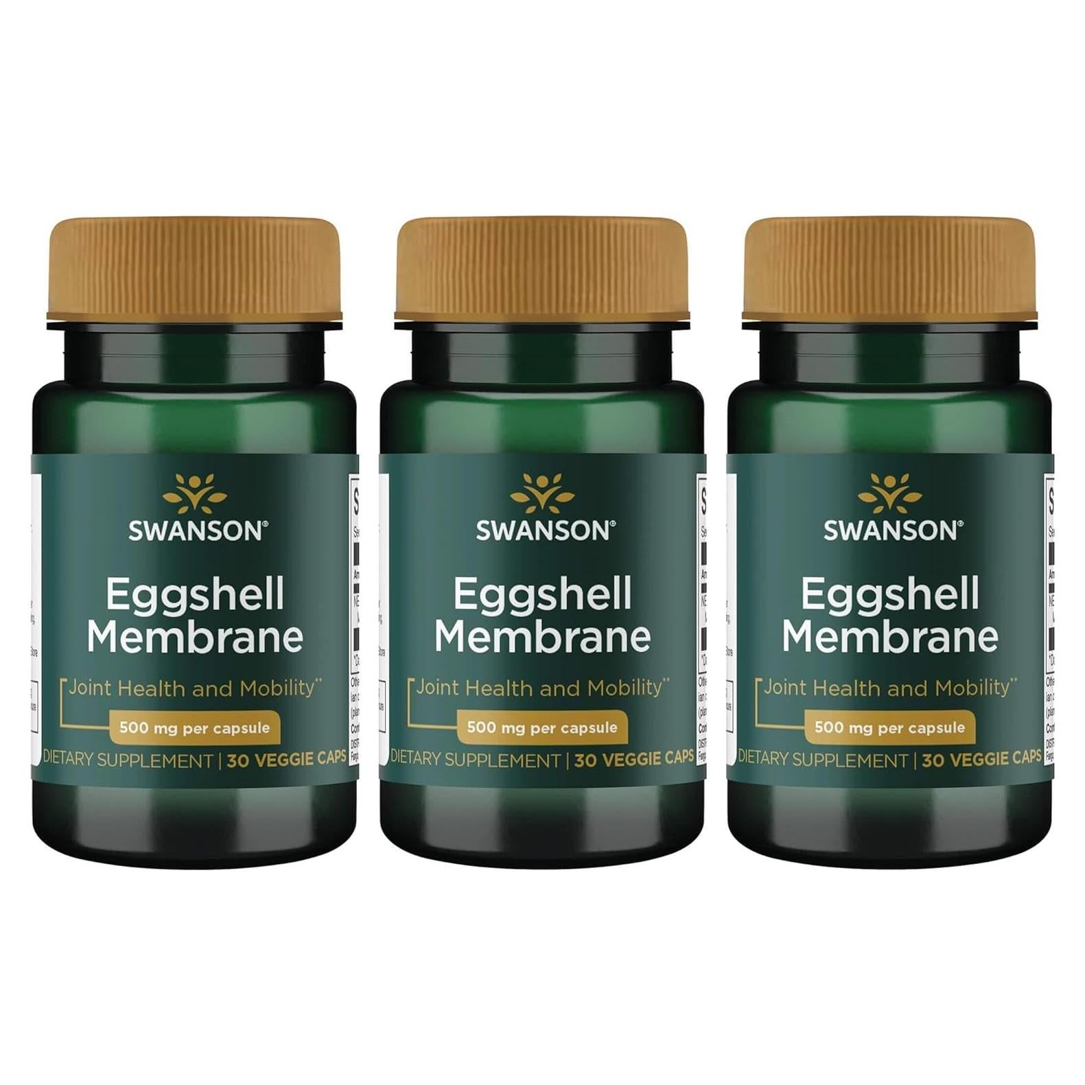 Membrana de cáscara de huevo Swanson 500 mg 90 cápsulas