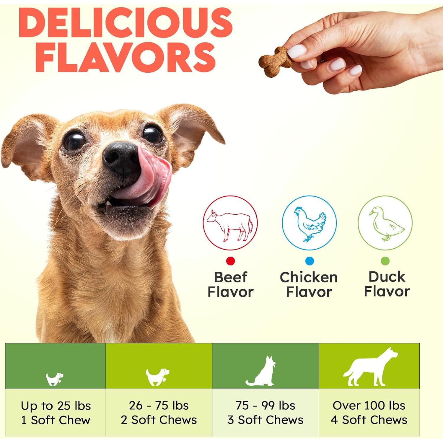 Colágeno para Perros OKKÖBI - 150 Masticables Pollo - Articulaciones y Piel