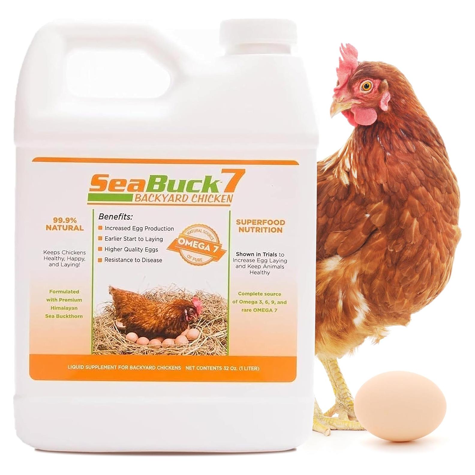 Suplemento de Pollo SeaBuck 7 - Aumento de Huevos 1 Mes 20 Pollos