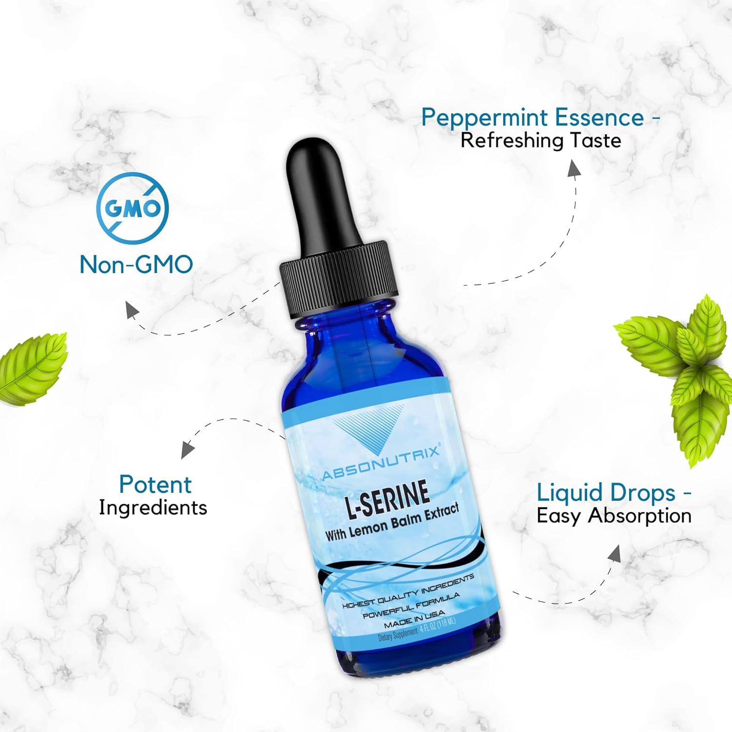 L-Serina Líquido Absonutrix 500 mg - 200 Porciones - Natural