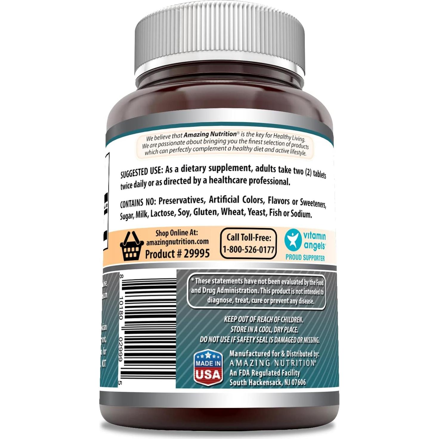 Suplemento L Citrulina 2000mg 120 Tabletas Formulas Asombrosas