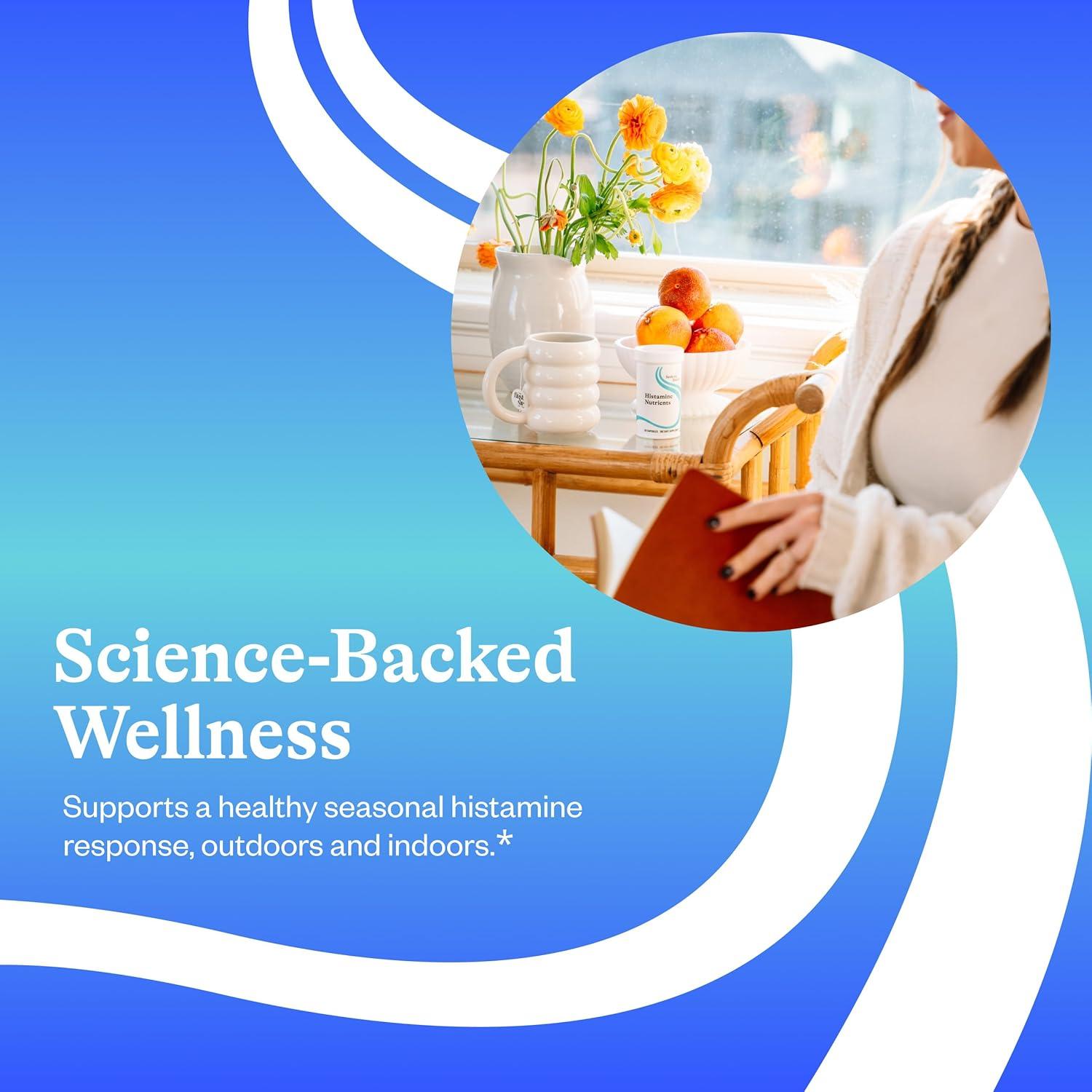 Suplemento de Histamina Seeking Health - 60 Cápsulas con B1 y Zinc