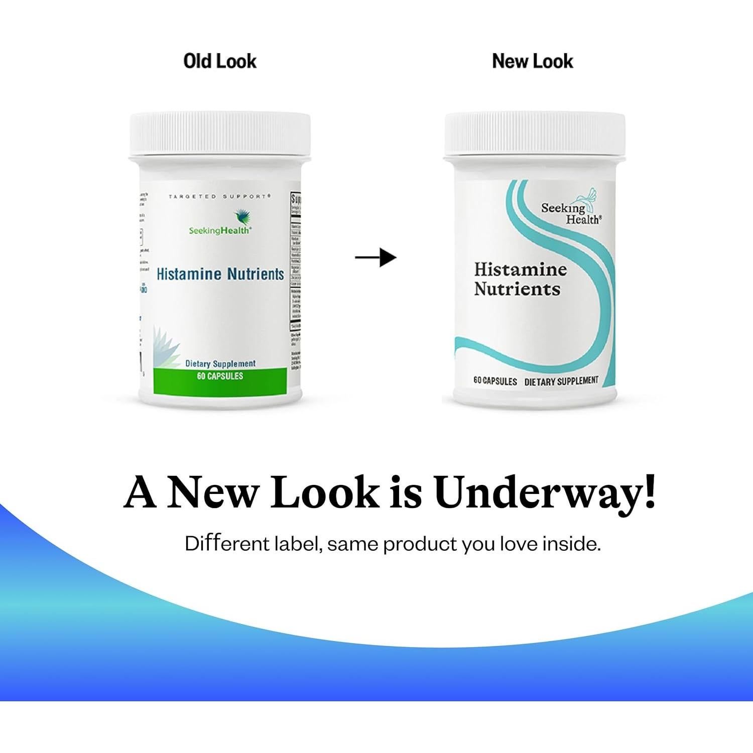 Suplemento de Histamina Seeking Health - 60 Cápsulas con B1 y Zinc