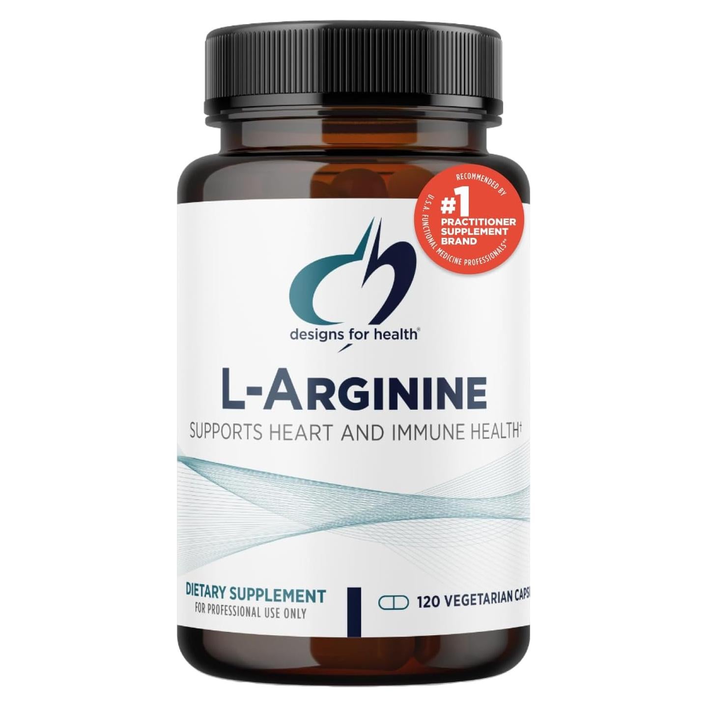 L-Arginina 750mg Diseños para la Salud - 120 Cápsulas Veganas