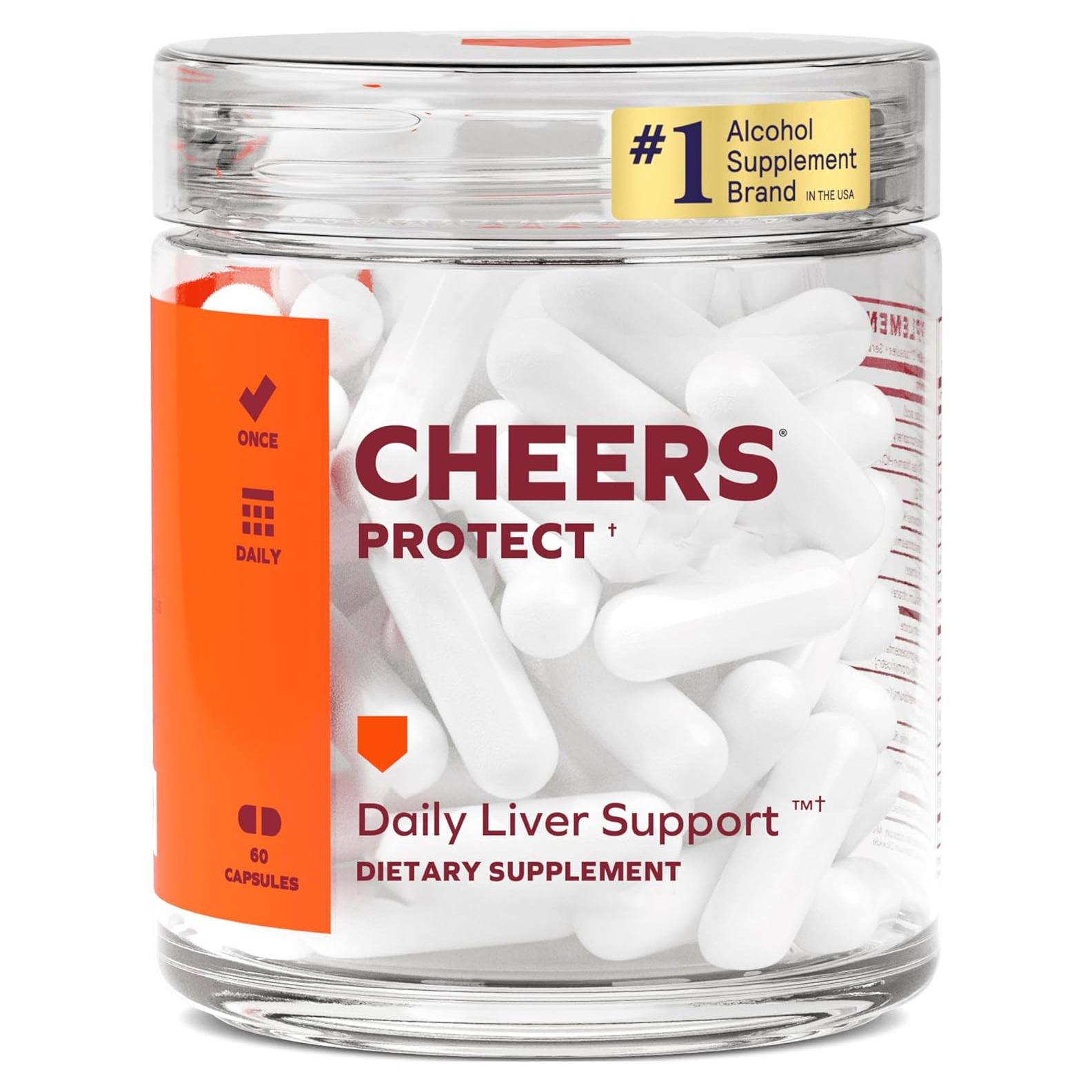 Cheers Protect | Suplemento Hepático 30 Dosis | L-Cisteína + DHM