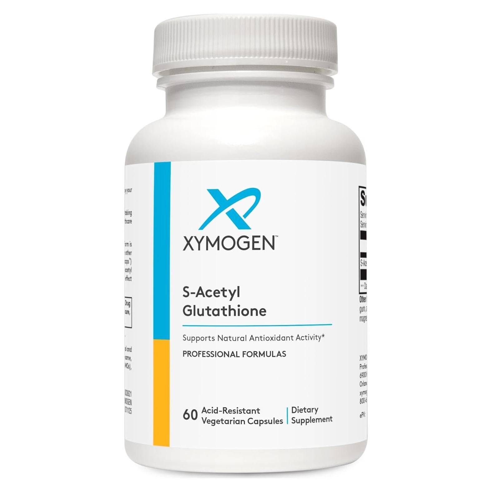 Suplemento de Glutati&oacute;n Acetilado XYMOGEN 60 C&aacute;psulas