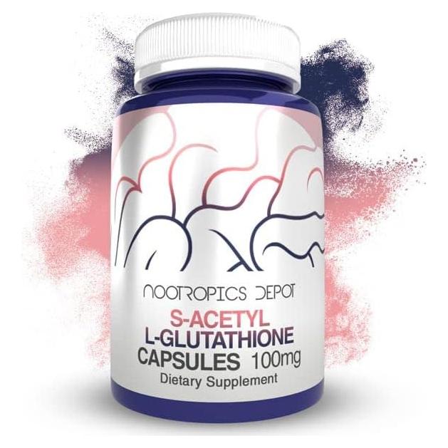 Cápsulas de S-Acetil L-Glutati&oacute;n Nootropics Depot 100mg 180u