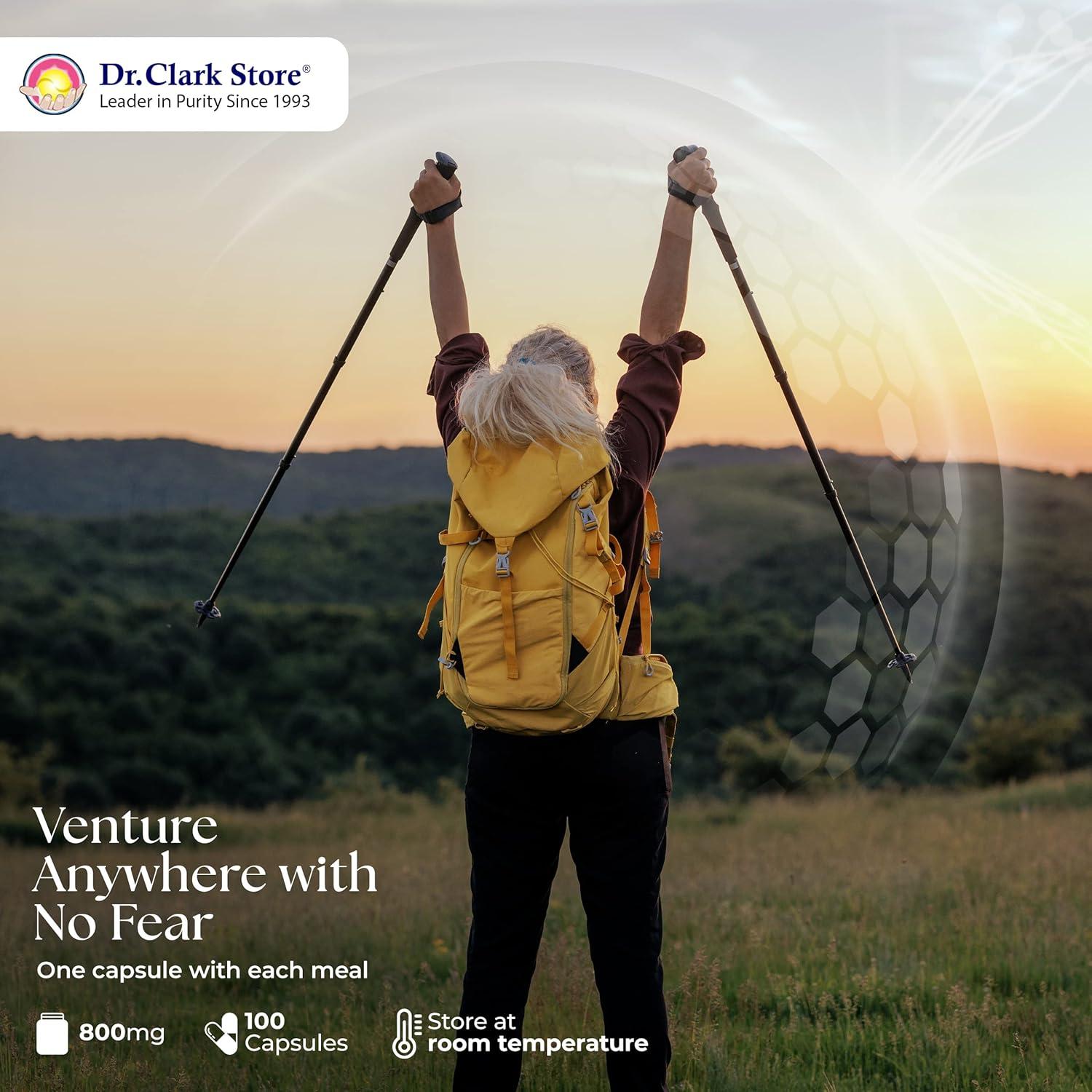 Suplemento Betaína HCL Dr. Clark 800mg 100 Cápsulas