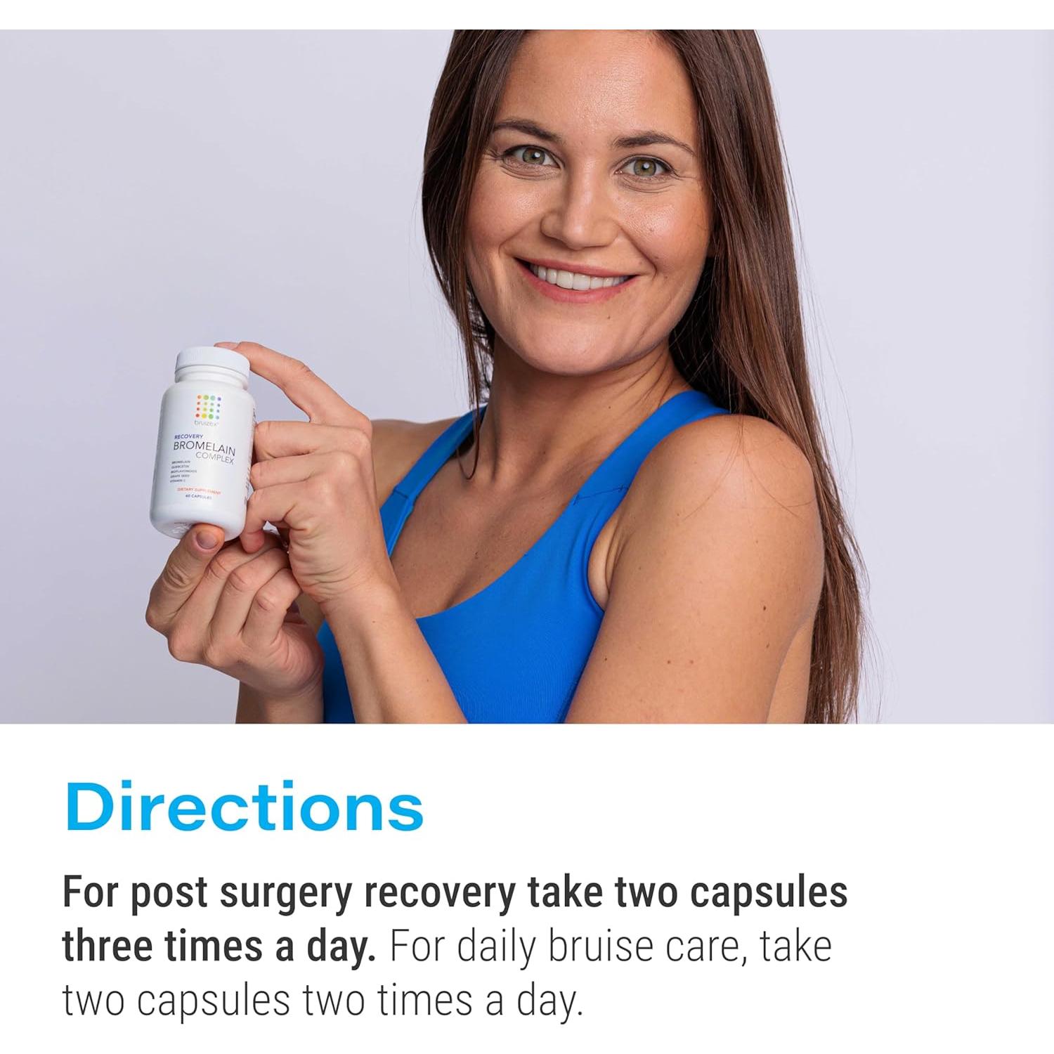 Suplemento Bruizex 60 Cápsulas - Alivio Moretones y Hinchazón