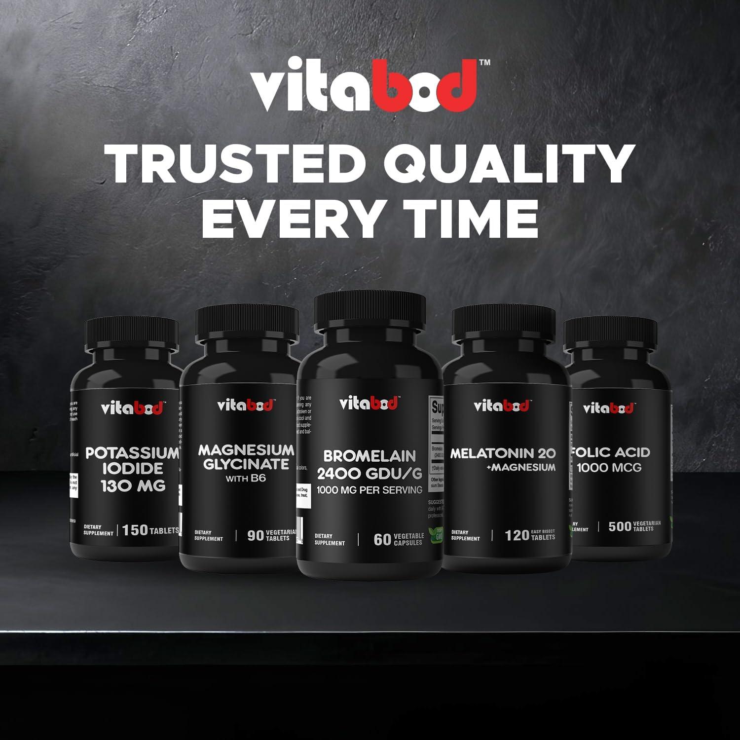 Suplemento de Bromelina 1000mg Vitabod - 60 Porciones