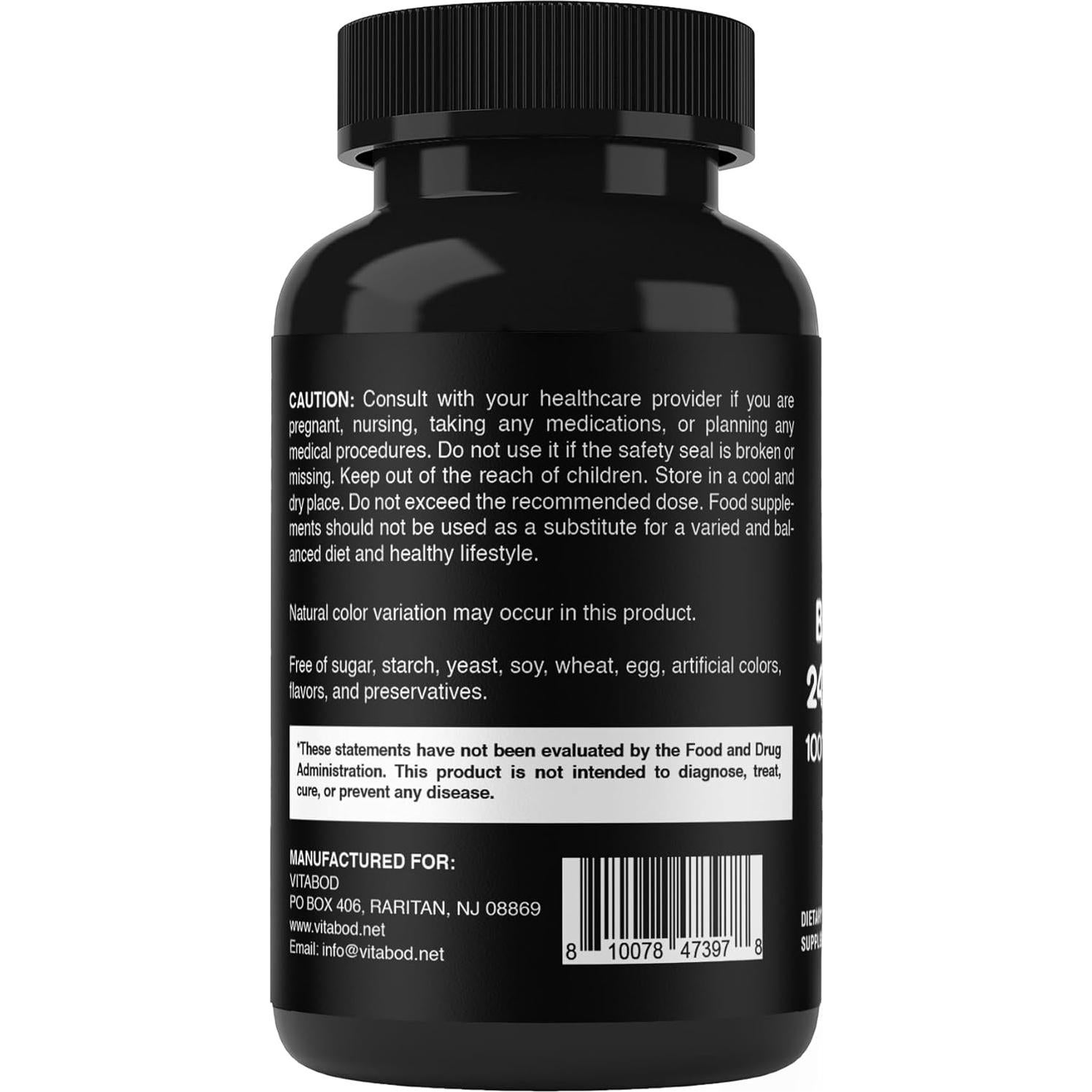 Suplemento de Bromelina 1000mg Vitabod - 60 Porciones