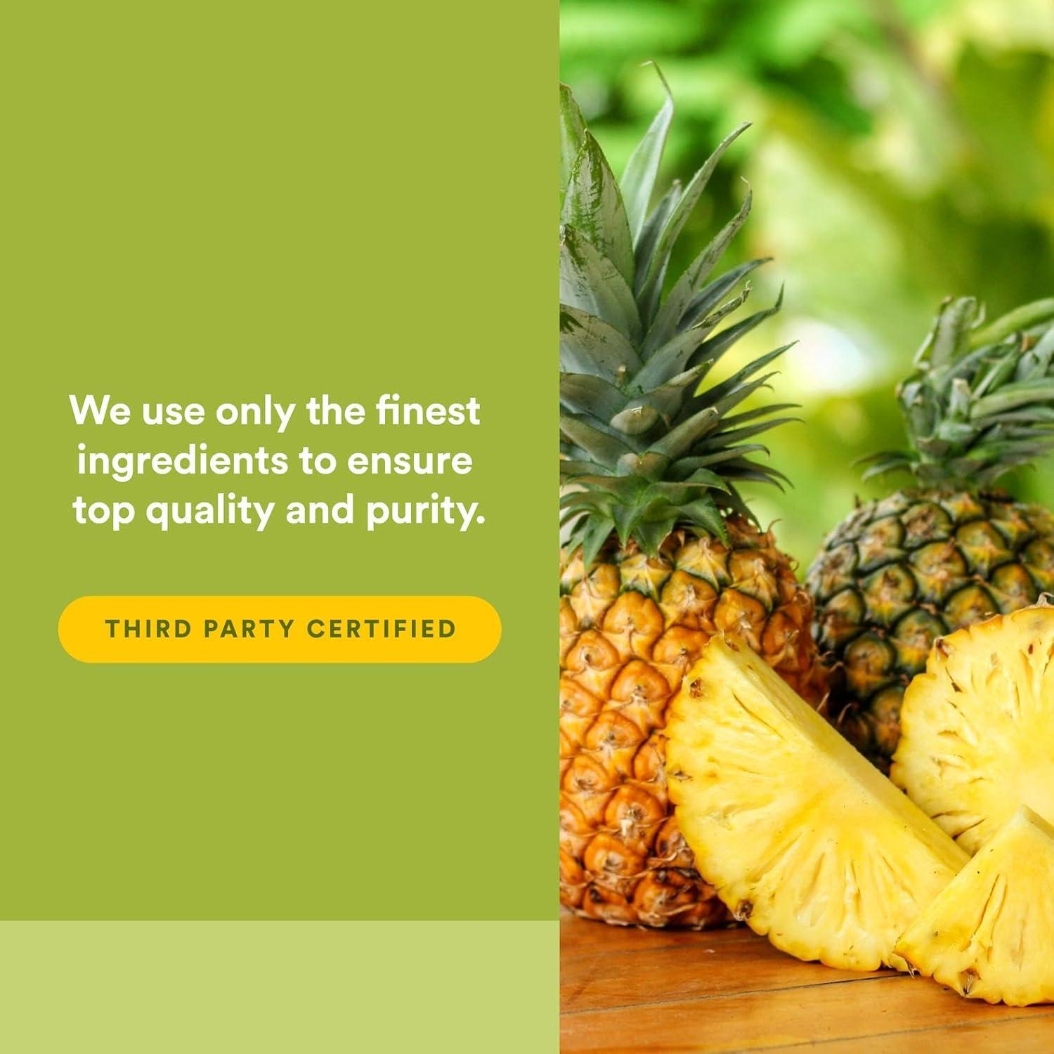 Bromelina 500 mg Factores Naturales 180 Cápsulas Digestivas