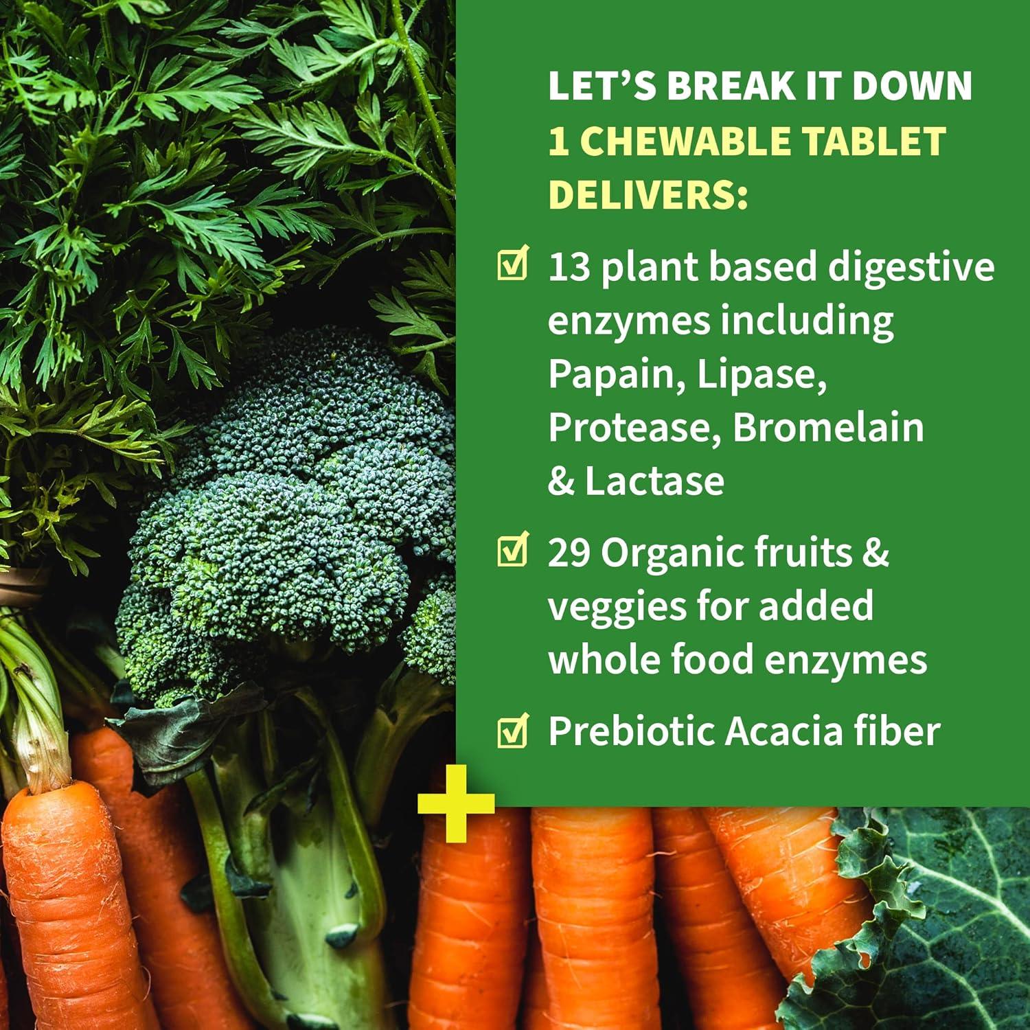 Enzimas Digestivas Orgánicas Dr. Formulado 90 Masticables Tropicales