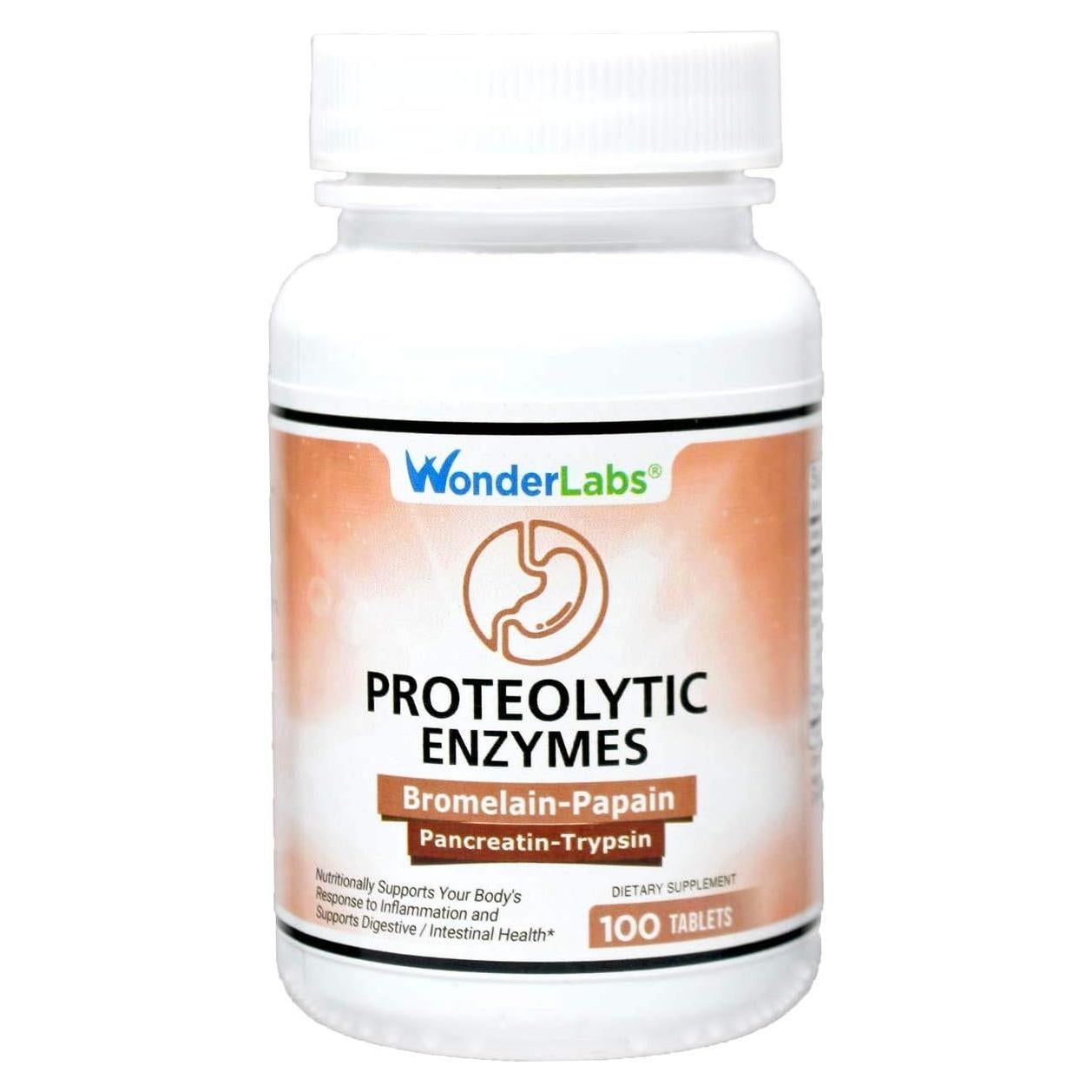 Enzimas Proteolíticas Laboratorios Wonder 550 mg 100 Tabletas