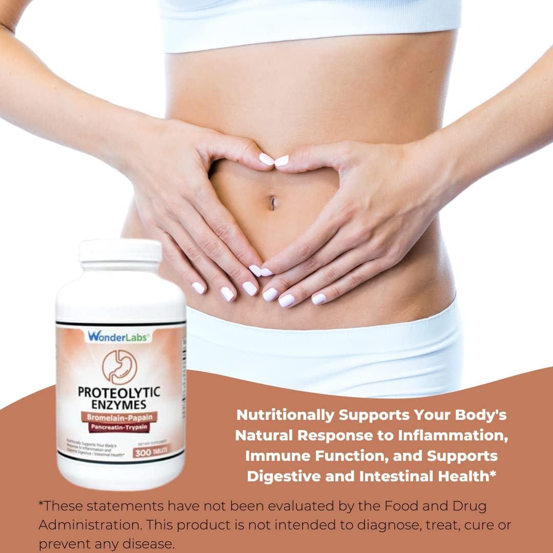 Enzimas Proteolíticas Laboratorios Wonder 550 mg 100 Tabletas