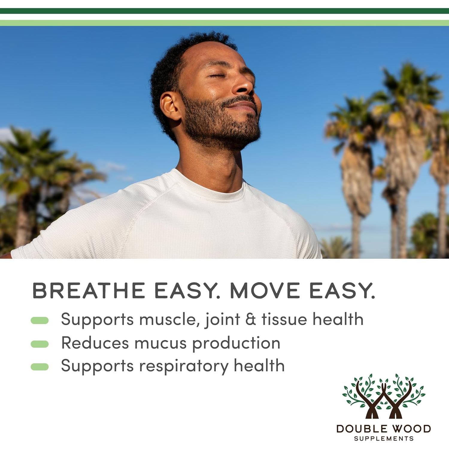 Serrapeptasa 240,000 SPU Double Wood - 120 Cápsulas Vegetales