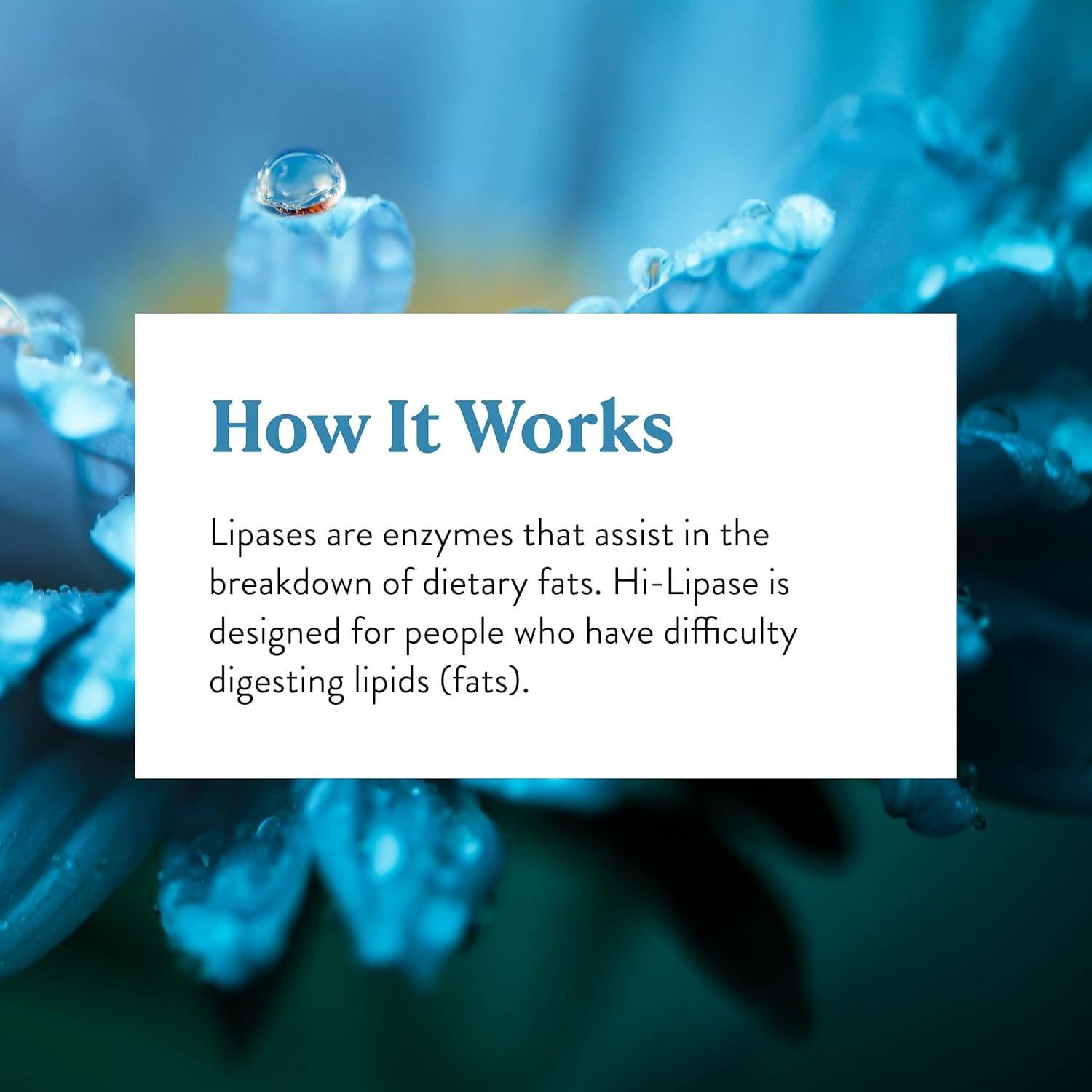 Suplemento Digestivo Hi Lipase Nature's Sunshine 100 Cápsulas