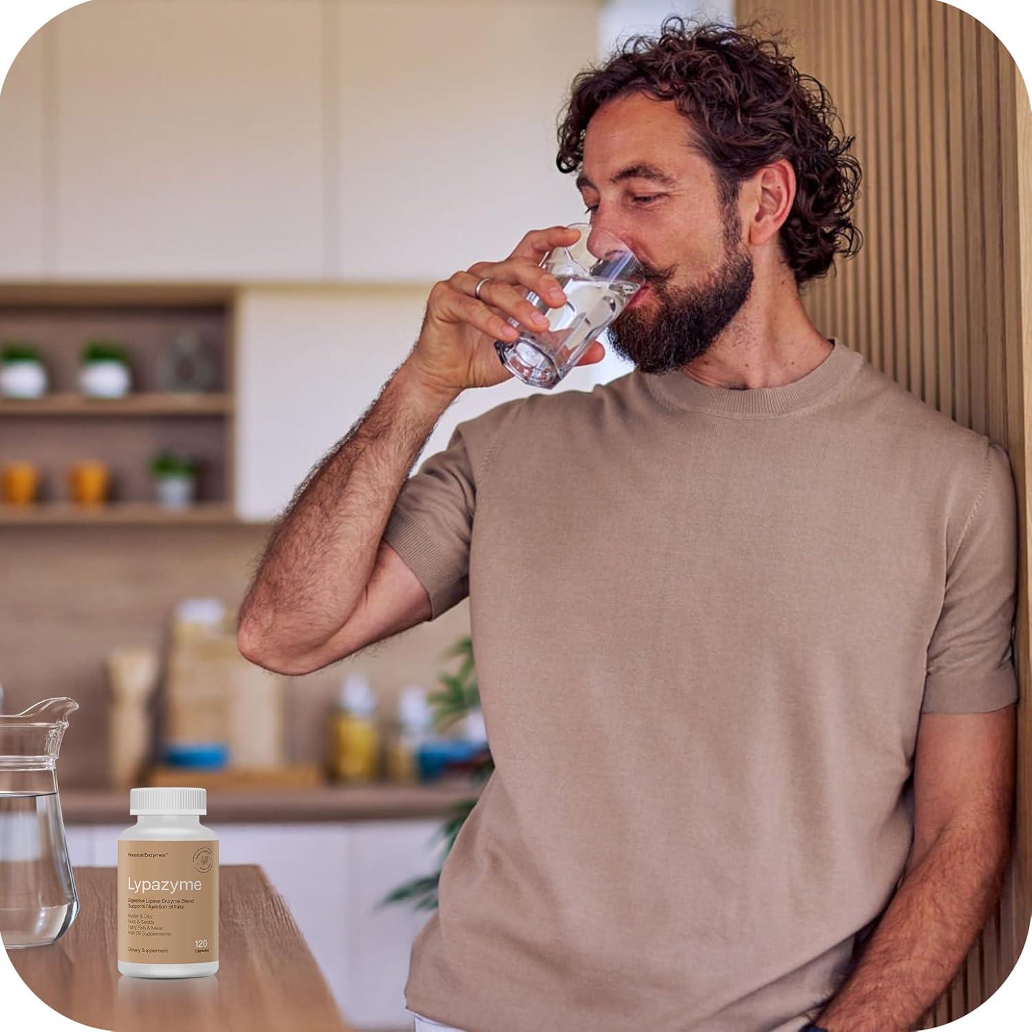 Lypazyme Enzimas Digestivas Houston Enzymes - 120 Cápsulas