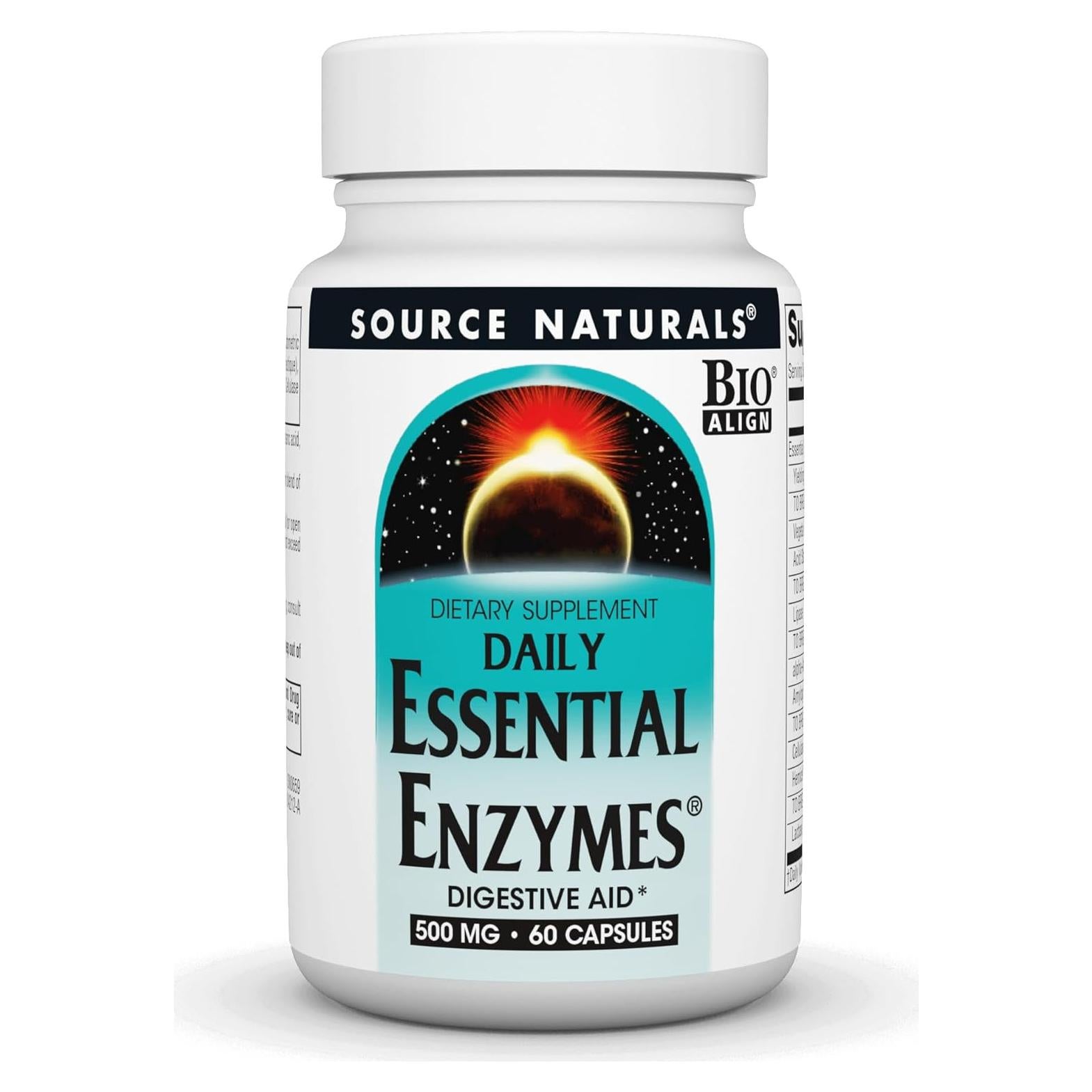 Suplemento Digestivo Source Naturals 60 Cápsulas 500mg