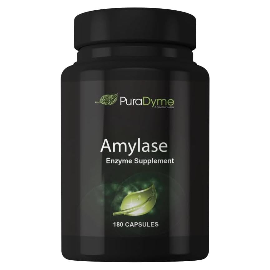 Suplemento Digestivo Amilasa PuraDyme 180 Cápsulas