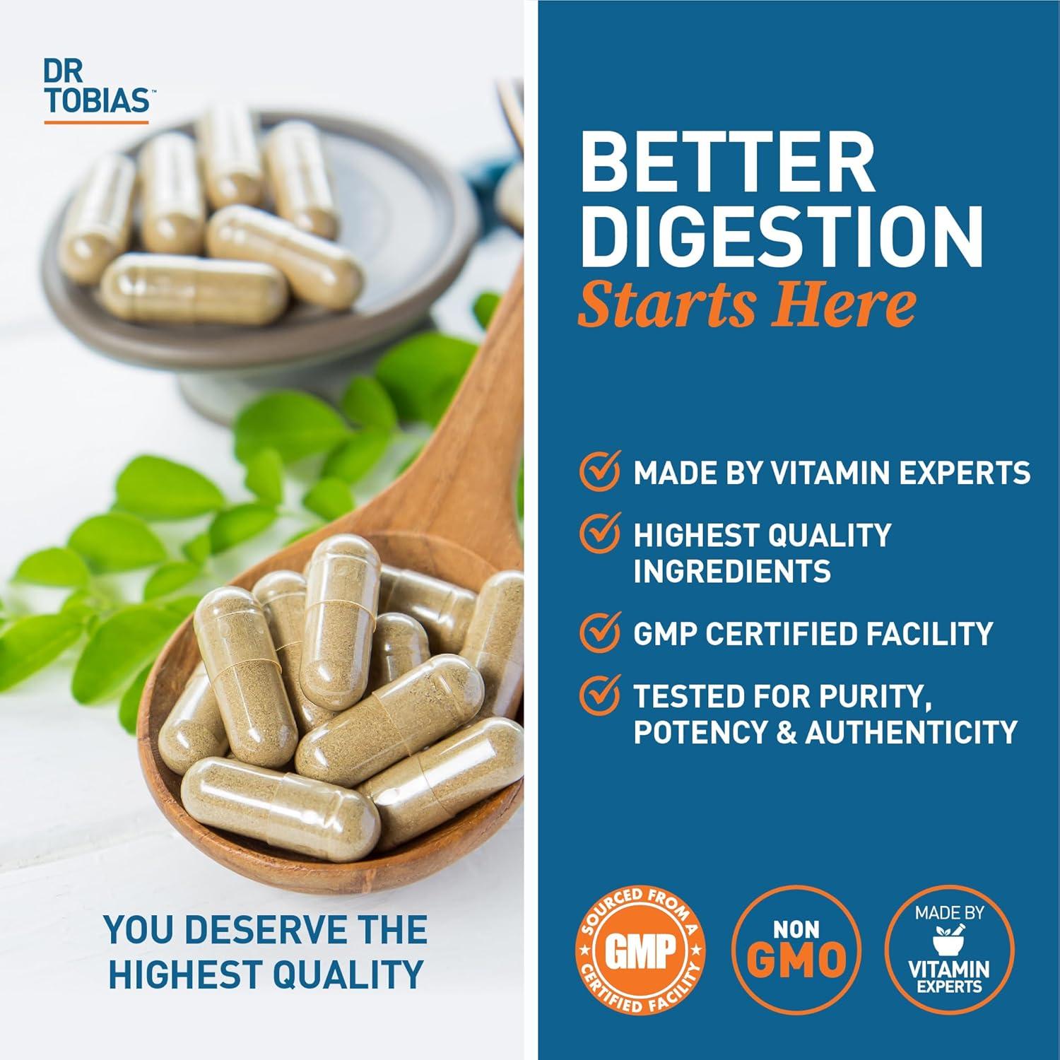 Suplemento Digestivo Dr. Tobias con 18 Enzimas - 30 Cápsulas