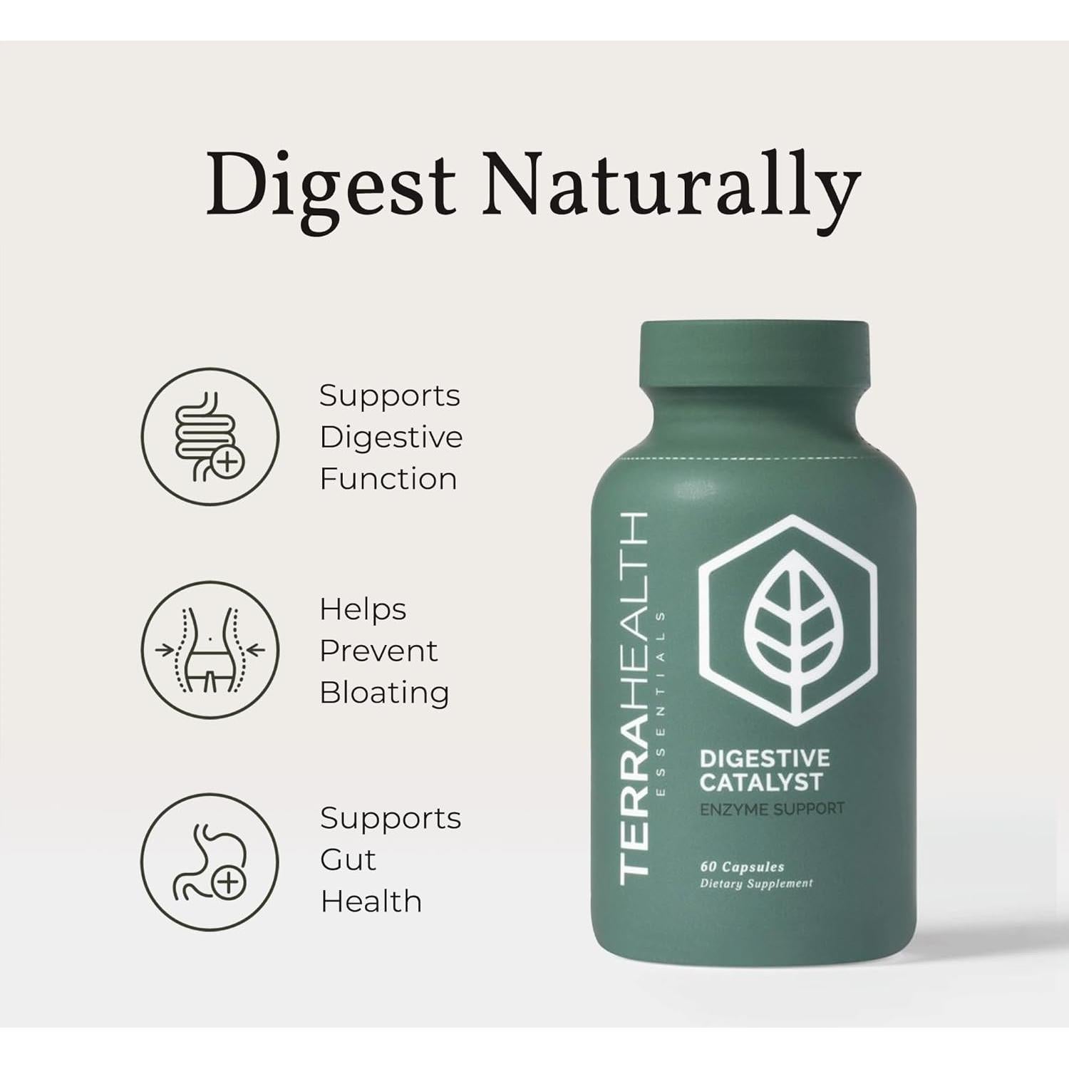 Catalizador Digestivo Terra Health Essentials 60 Cápsulas