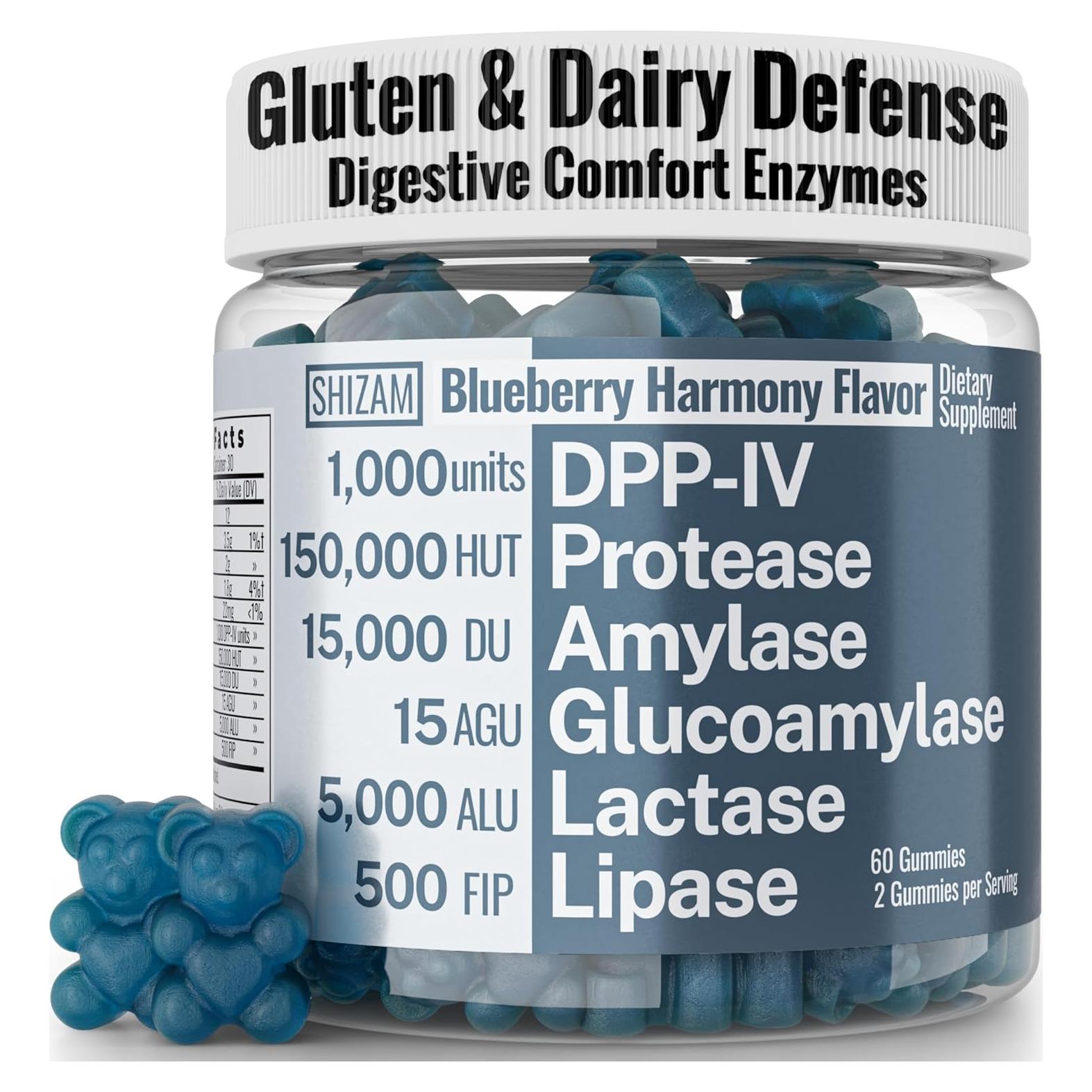 Gomitas Digestivas SHIZAM con DPP-IV y Lactasa 209g