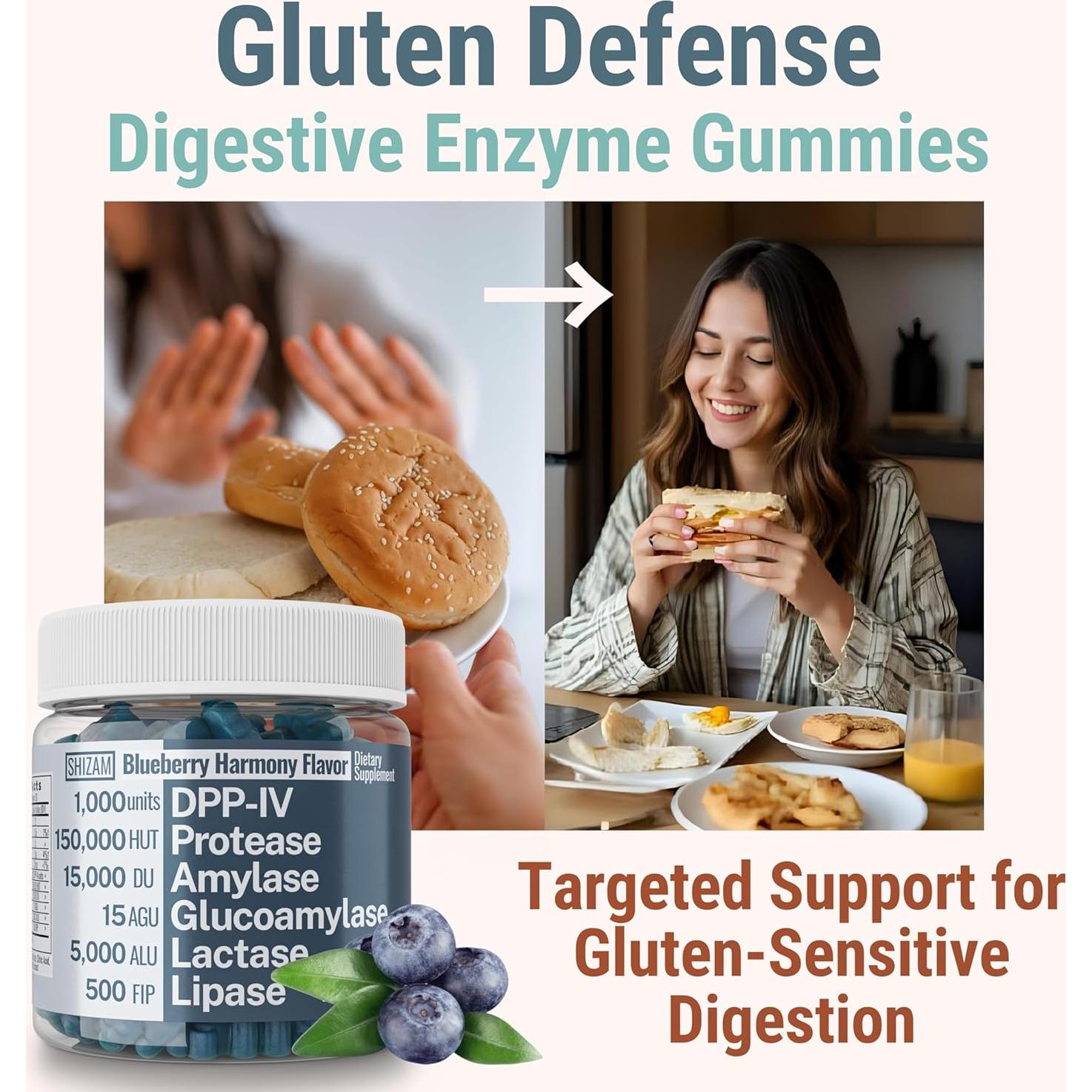 Gomitas Digestivas SHIZAM con DPP-IV y Lactasa 209g