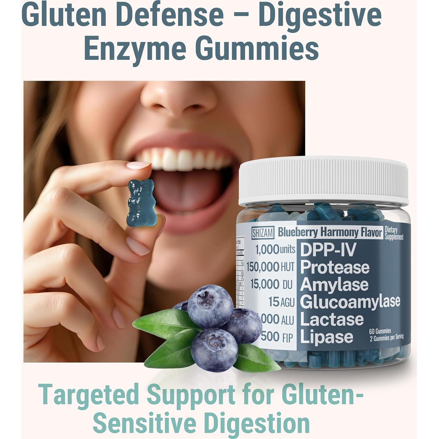 Gomitas Digestivas SHIZAM con DPP-IV y Lactasa 209g