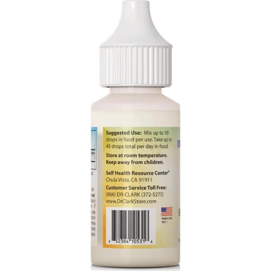 Gotas de Ácido Clorhídrico Dr. Clark 5% - 30 ml Salud Digestiva