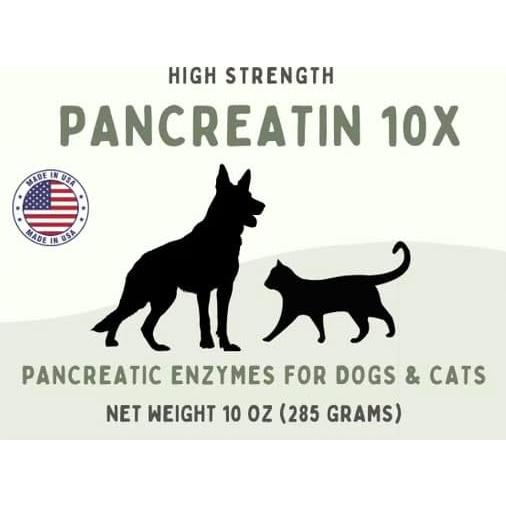 Pancreatina 10X Paw Vitality 285g - Enzimas Digestivas para Mascotas