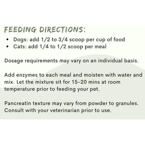 Pancreatina 10X Paw Vitality 285g - Enzimas Digestivas para Mascotas