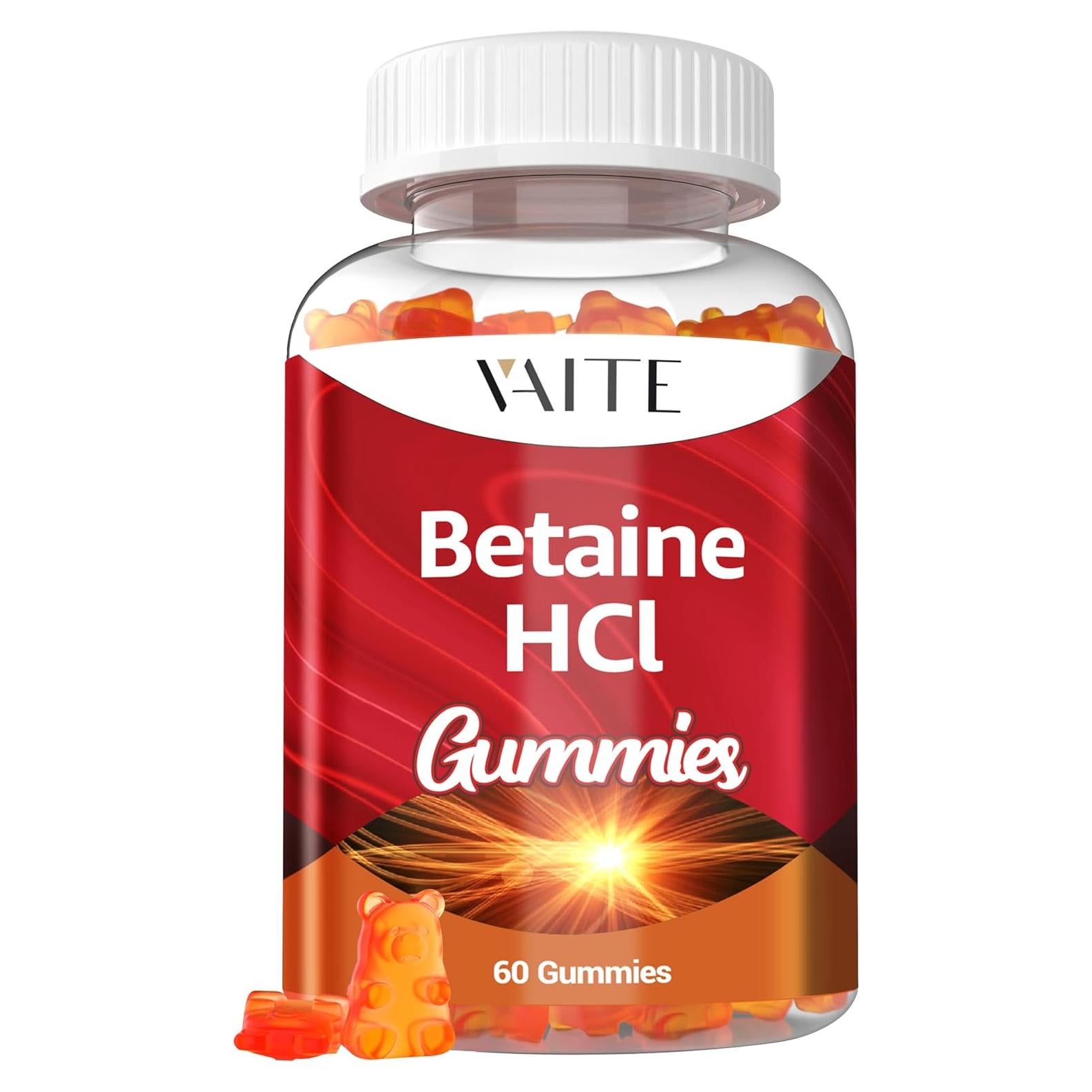 Suplemento Digestivo Betaína HCL 1000 mg VAITE - 60 Gominolas