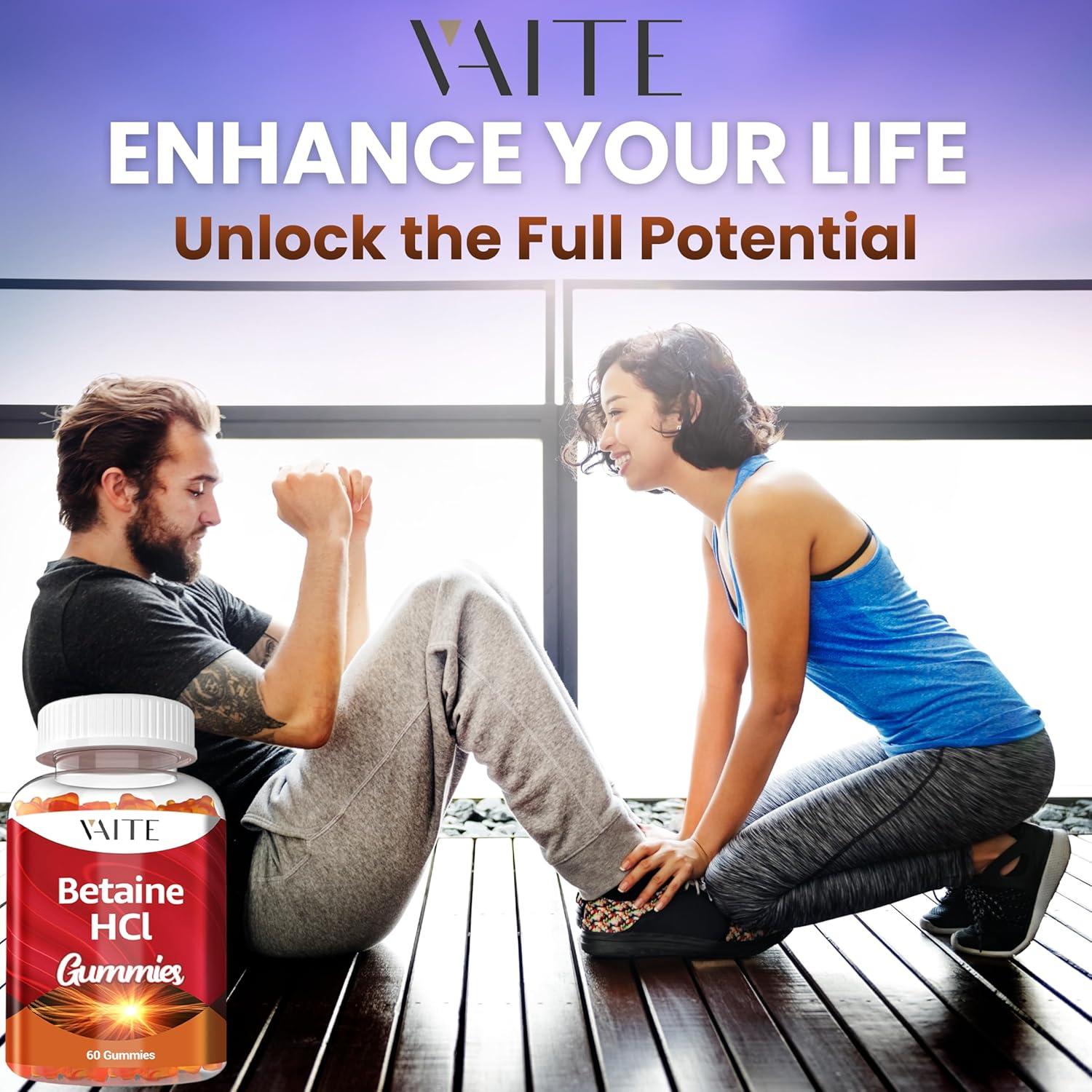 Suplemento Digestivo Betaína HCL 1000 mg VAITE - 60 Gominolas